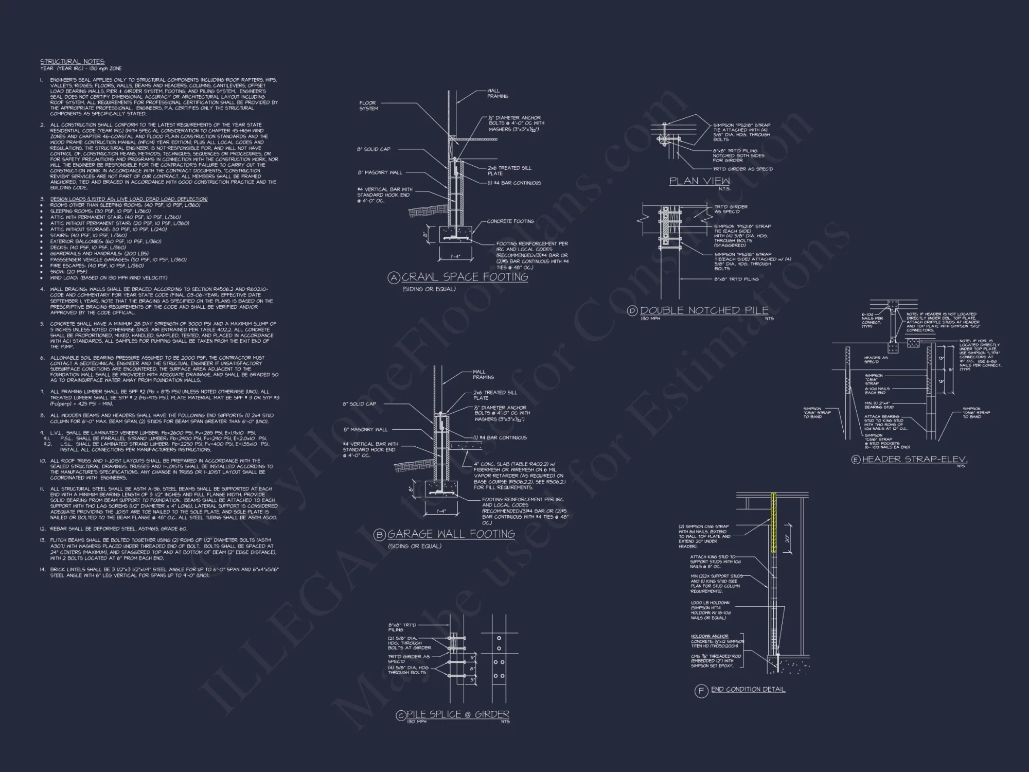 Elegant house Plan with 2 Story Floors, CAD Designs & Blueprints