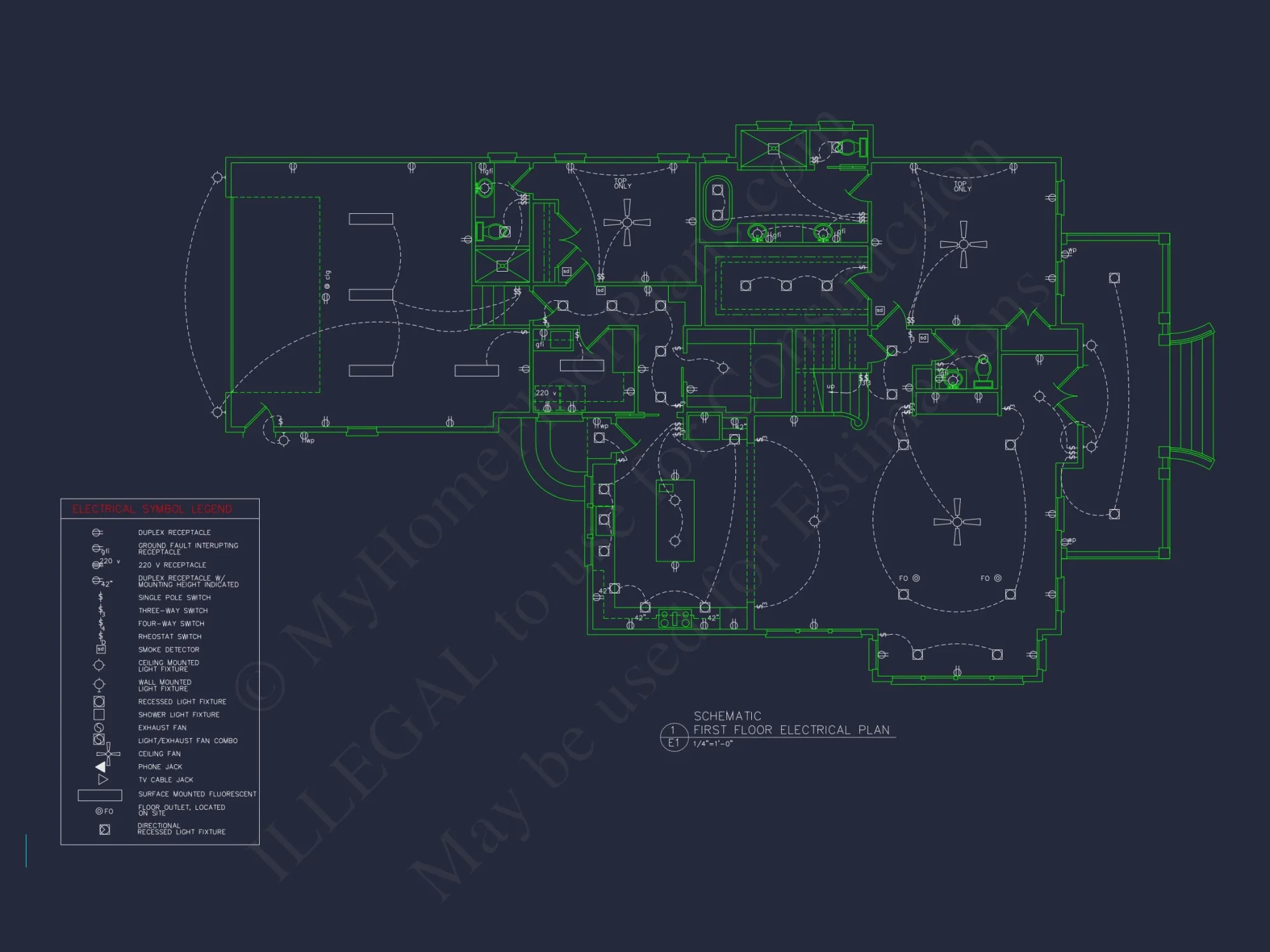 Elegant house Plan with 2 Story Floors, CAD Designs & Blueprints