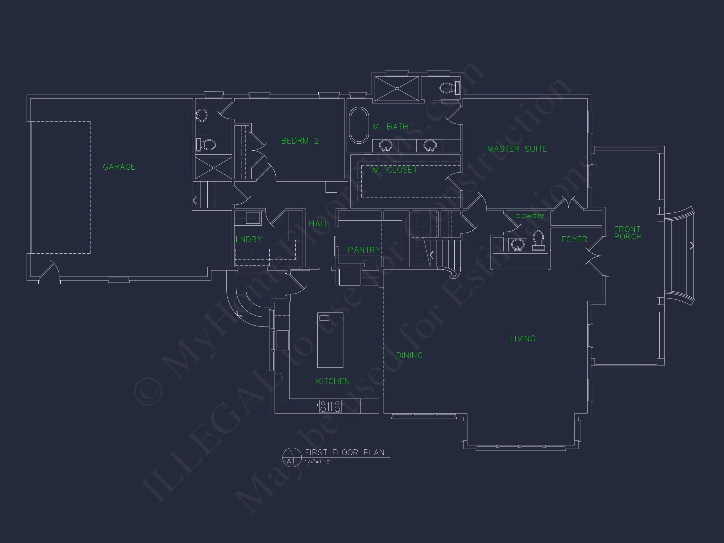 Elegant house Plan with 2 Story Floors, CAD Designs & Blueprints