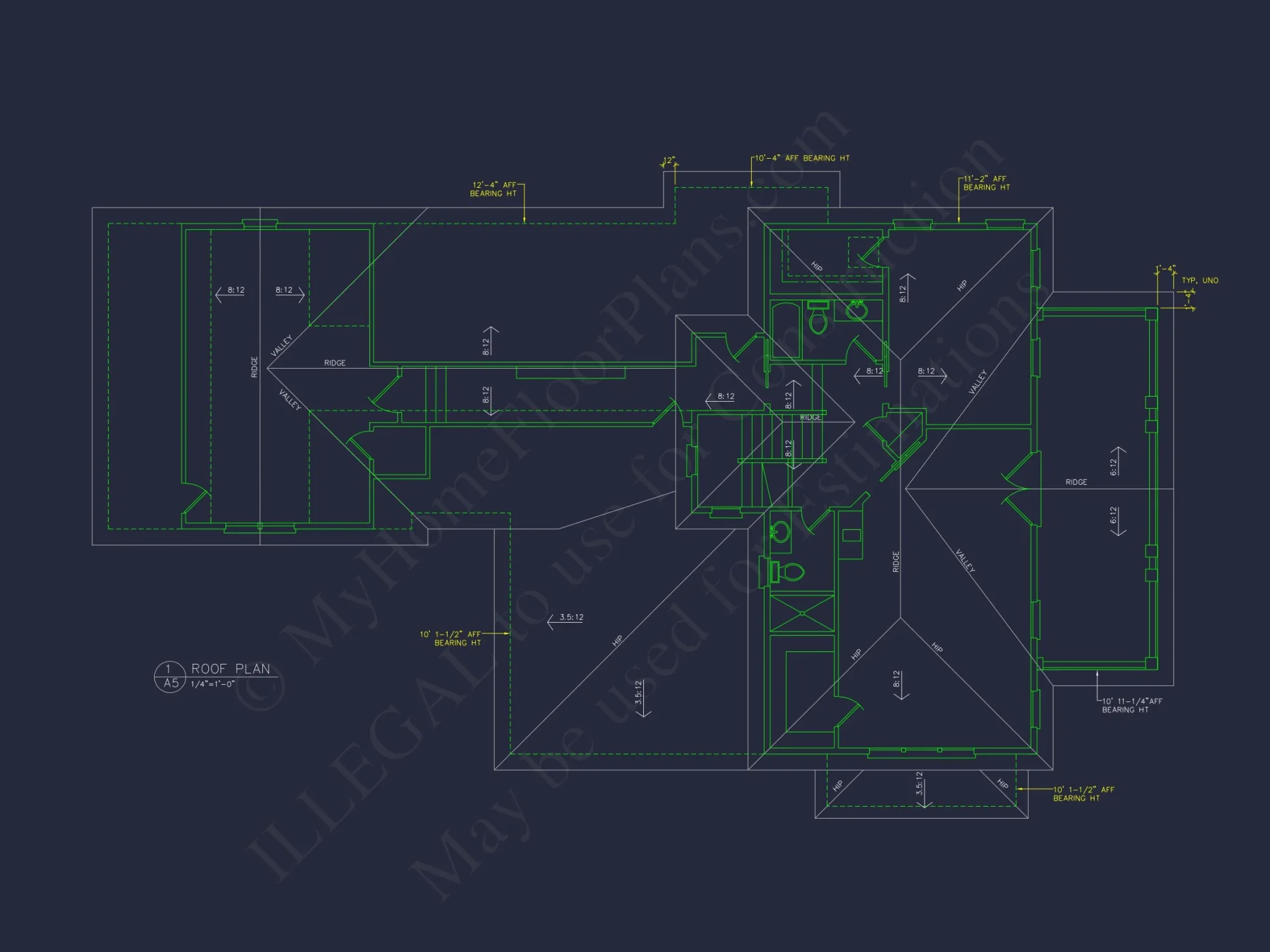 Bright Beach house Plan with Detailed Blueprint Design