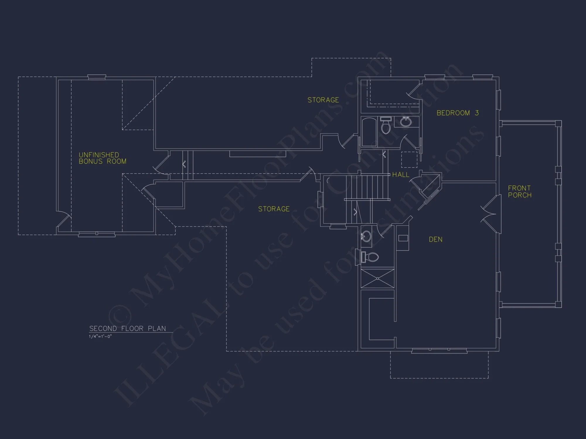 Bright Beach house Plan with Detailed Blueprint Design