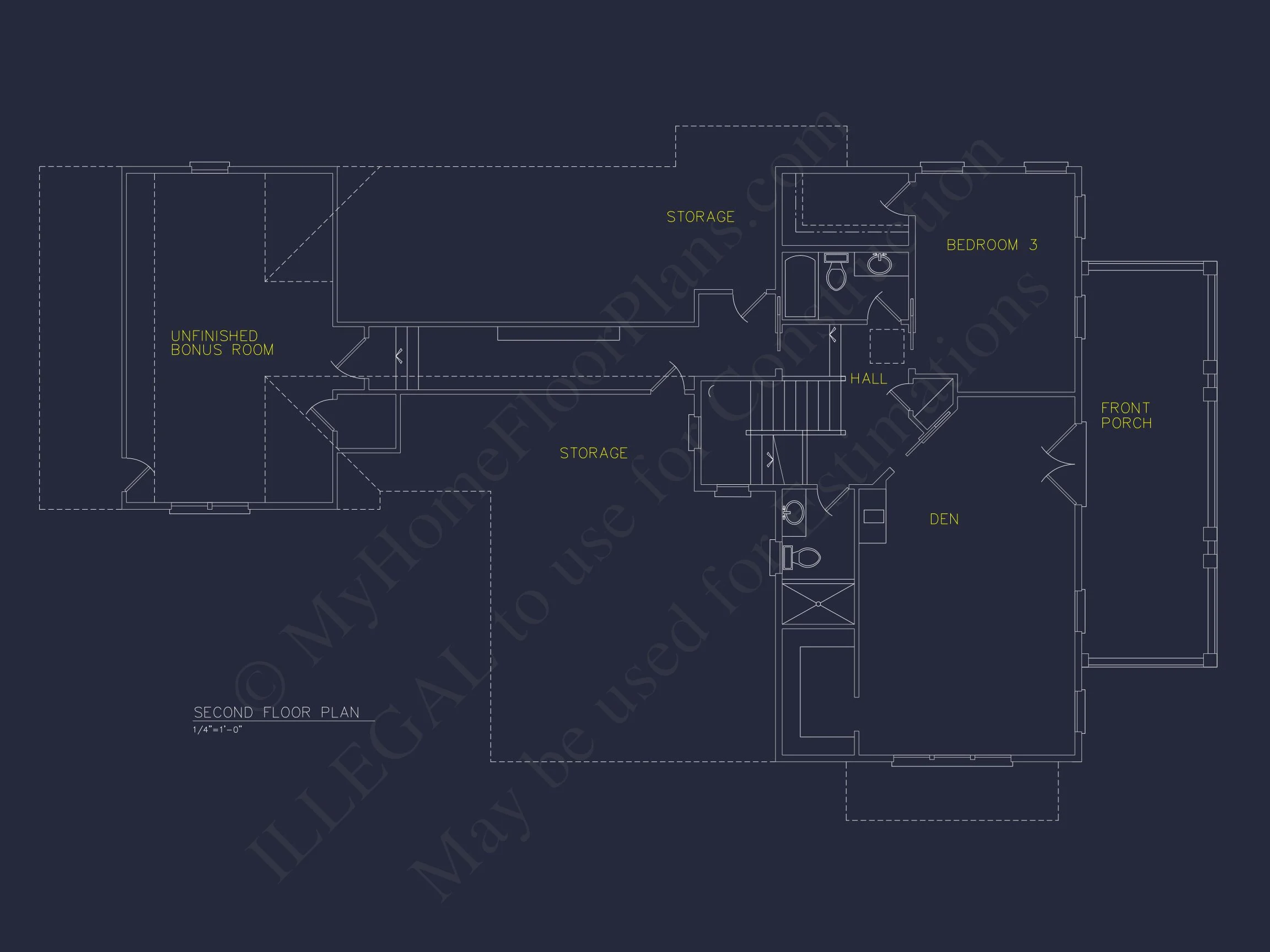 Bright Beach house Plan with Detailed Blueprint Design
