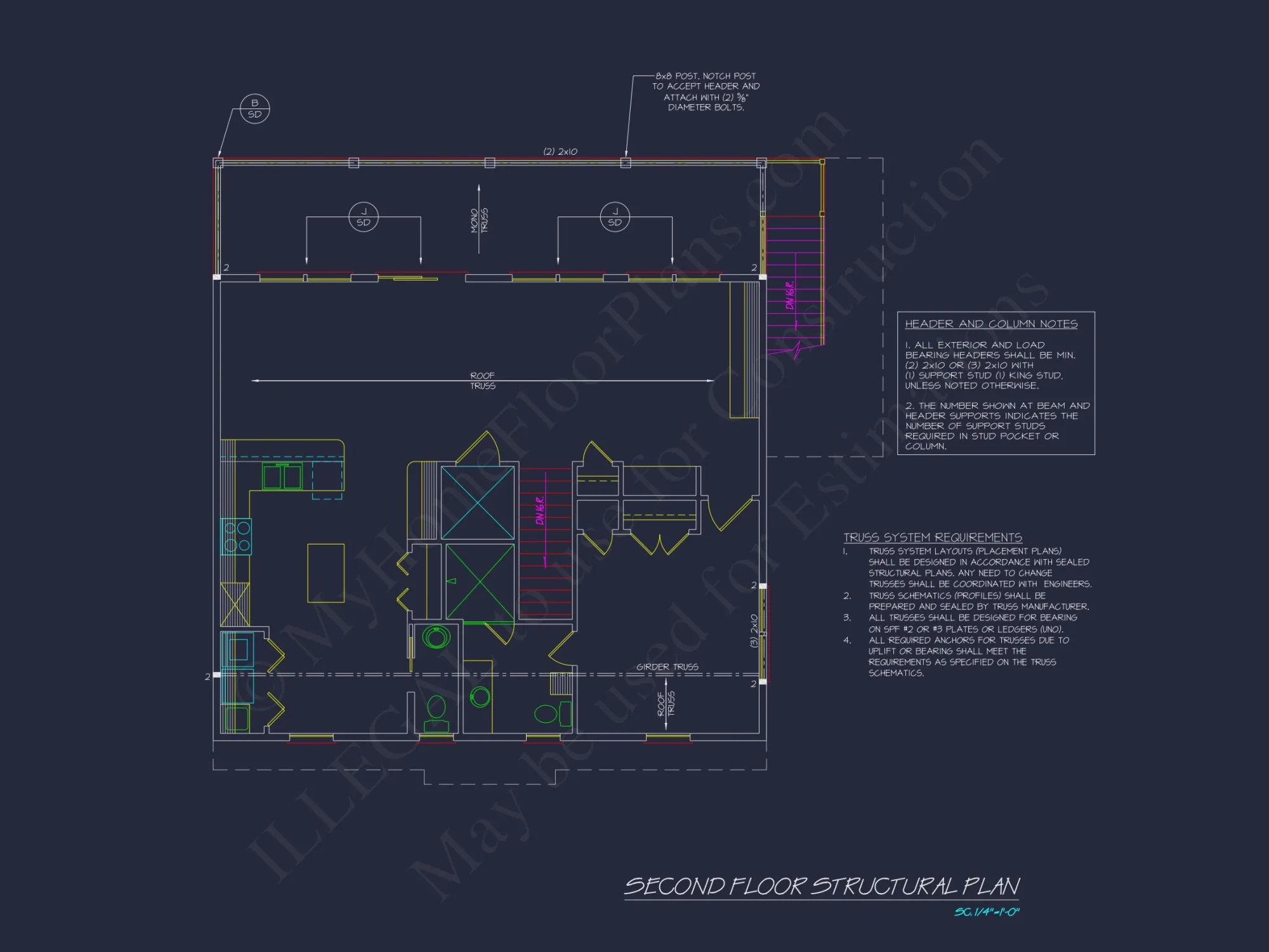 Beautiful 3-Story Coastal house Plan with CAD Blueprints