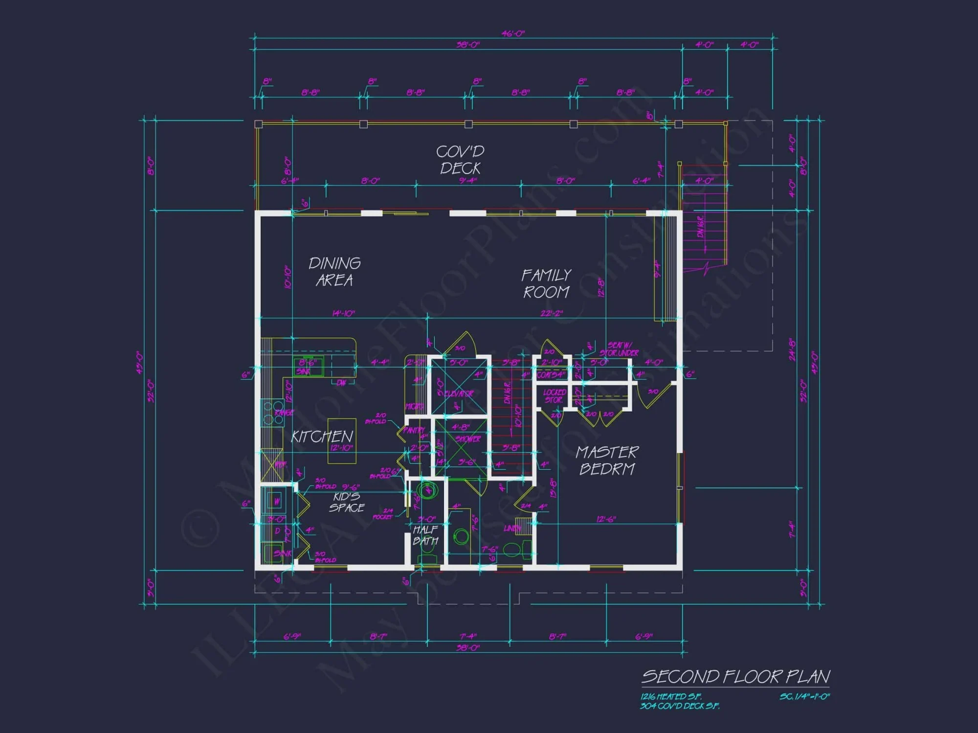 Beautiful 3-Story Coastal house Plan with CAD Blueprints