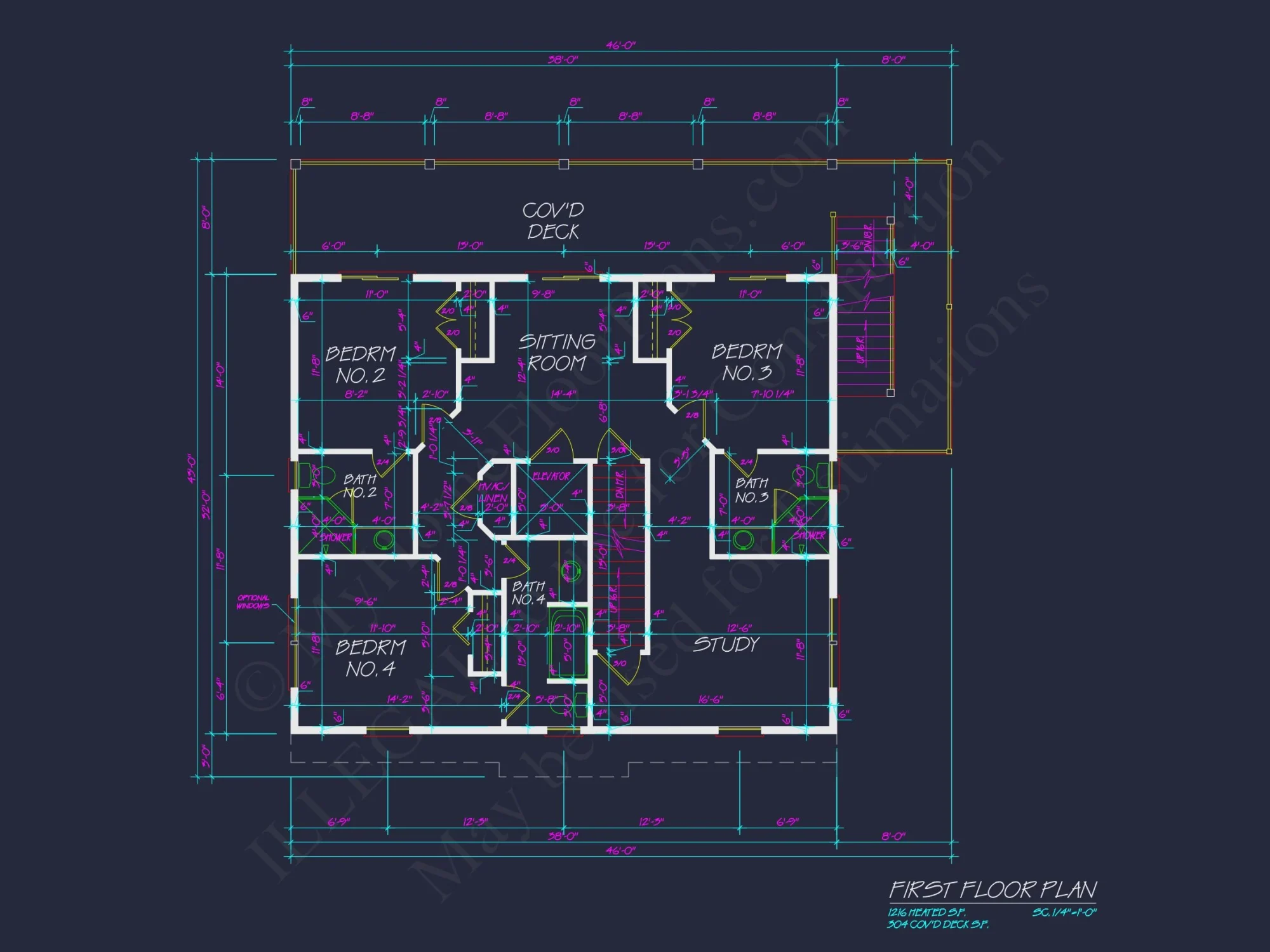 Beautiful 3-Story Coastal house Plan with CAD Blueprints