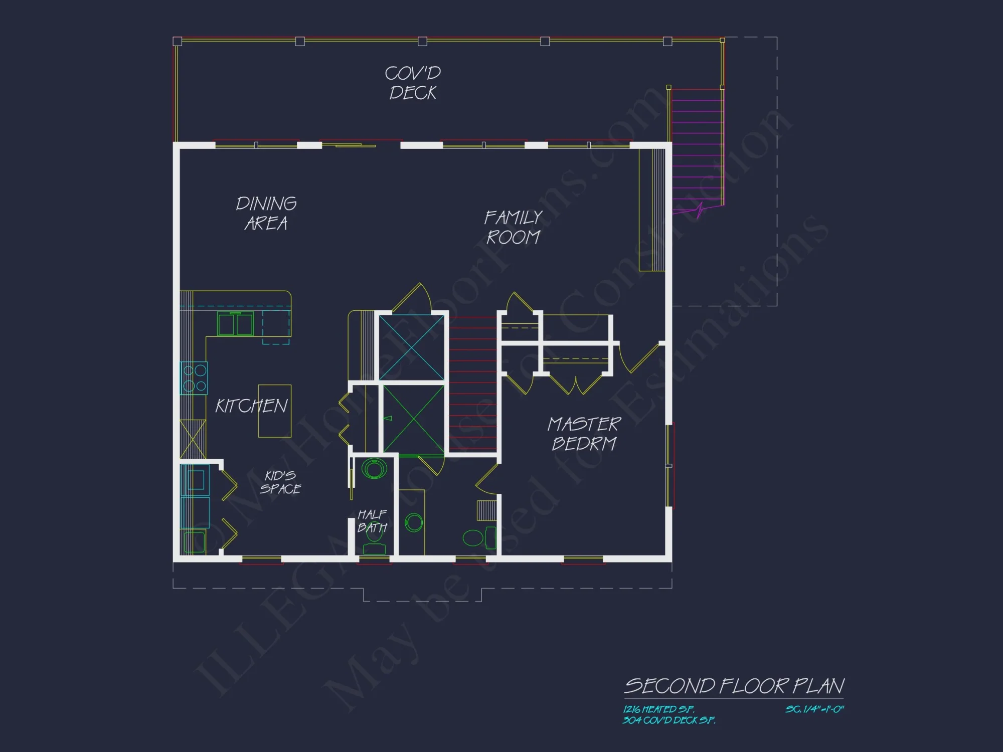Beautiful 3-Story Coastal house Plan with CAD Blueprints