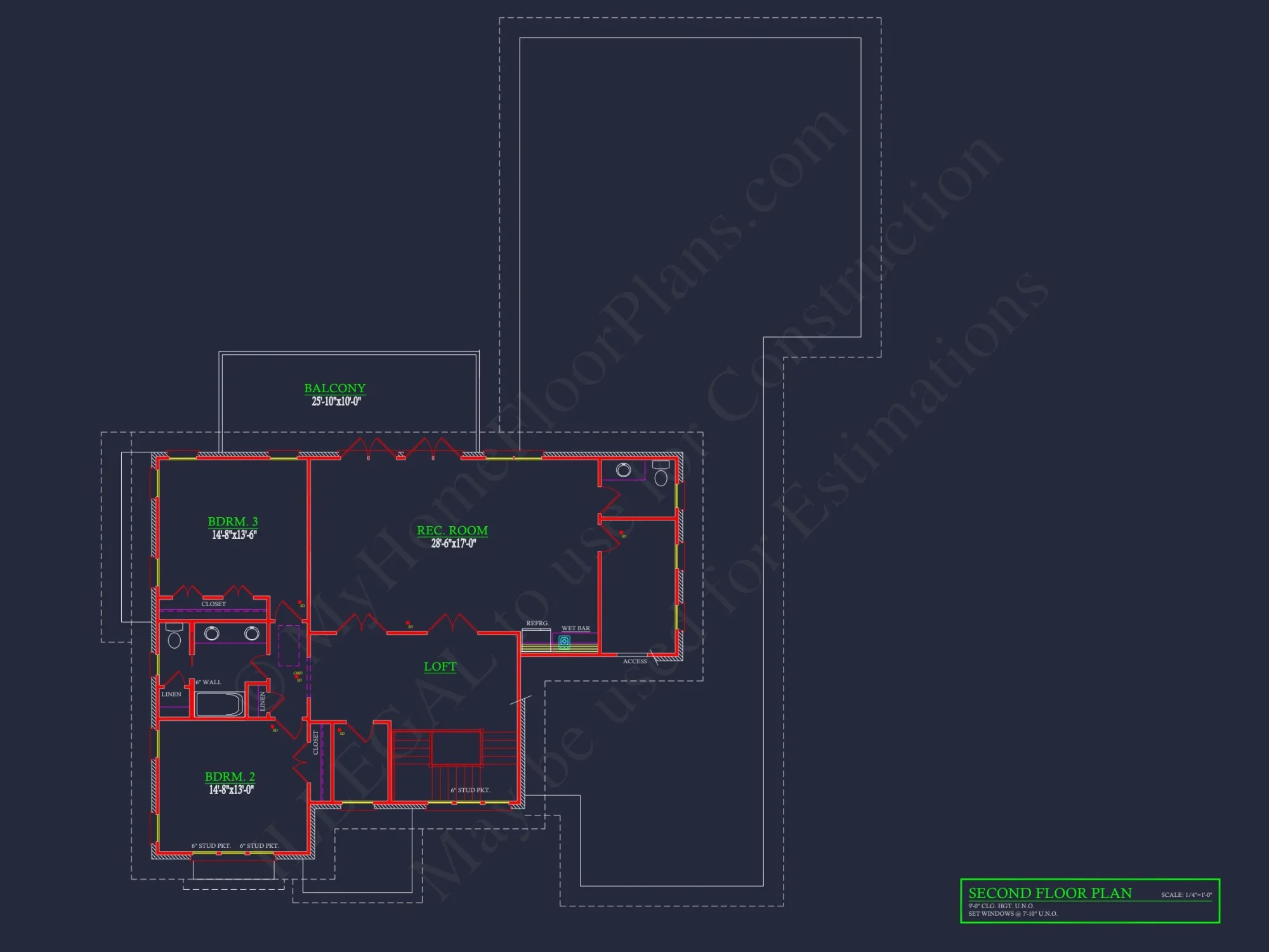 Elegant house Plan with CAD Designs, 2 Floors, and 4 Bedrooms