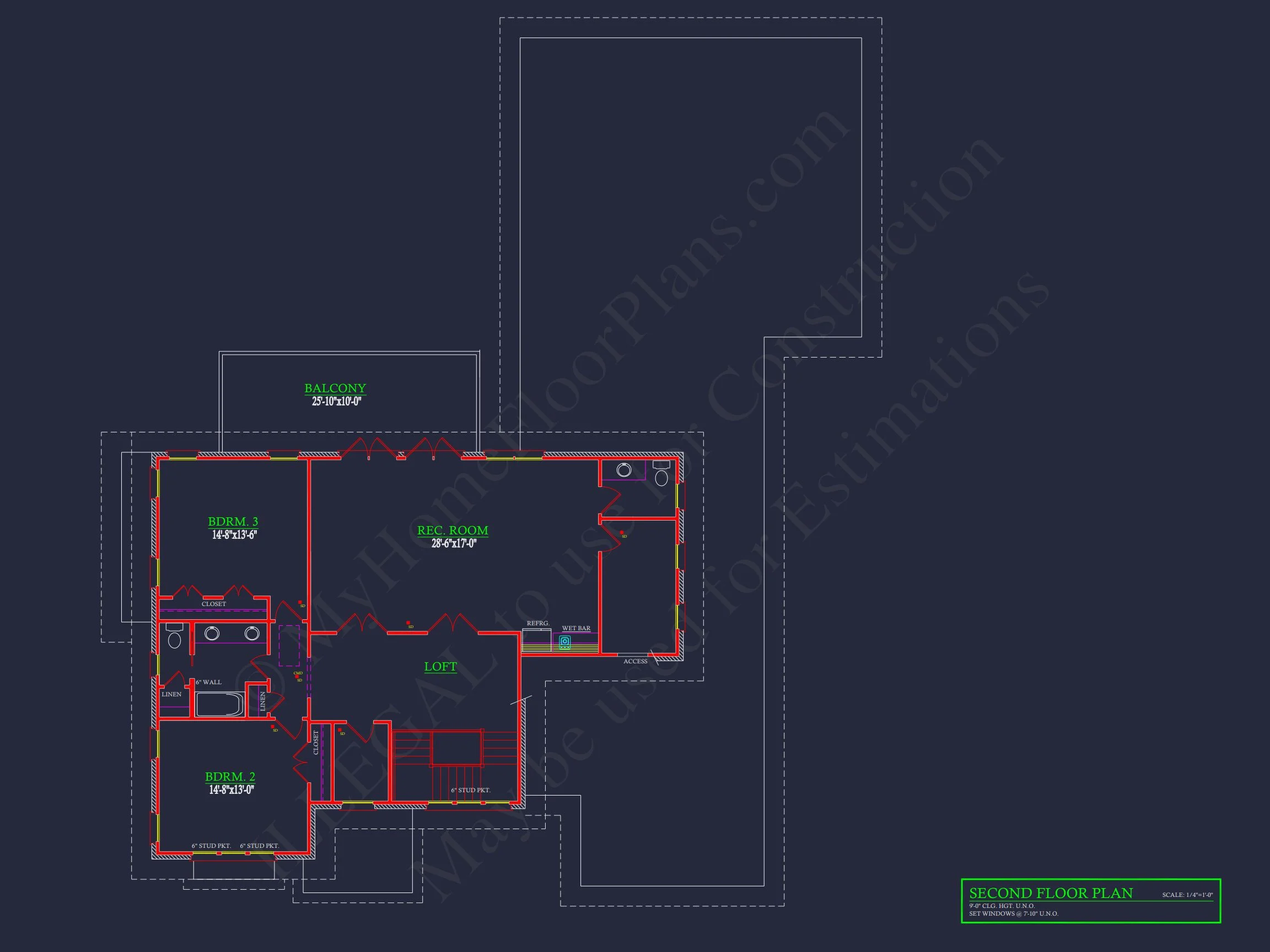 Elegant house Plan with CAD Designs, 2 Floors, and 4 Bedrooms