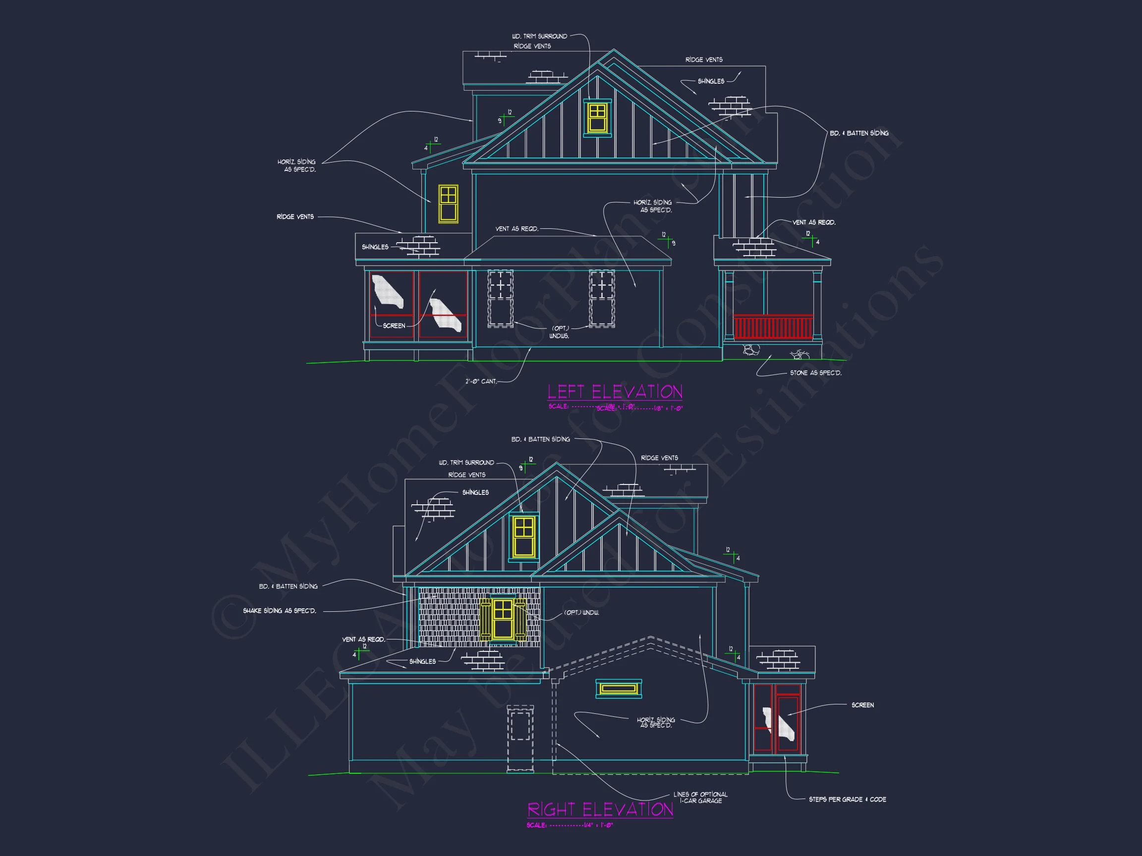 Craftsman house Plan with Open Floor Plan and 2-Car Garage
