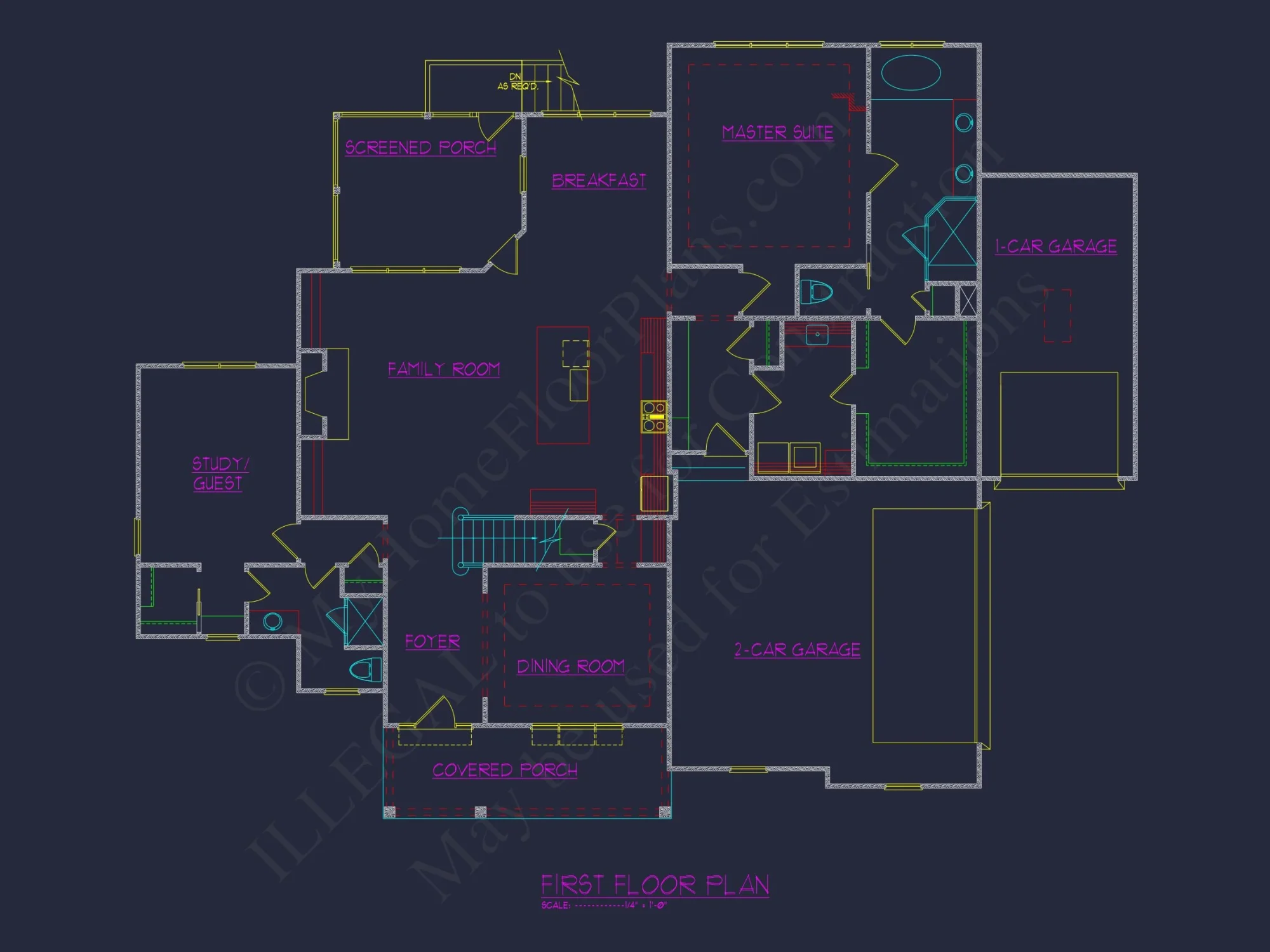 Elegant house Plan with Spacious Floor Plans, Blueprint Designs