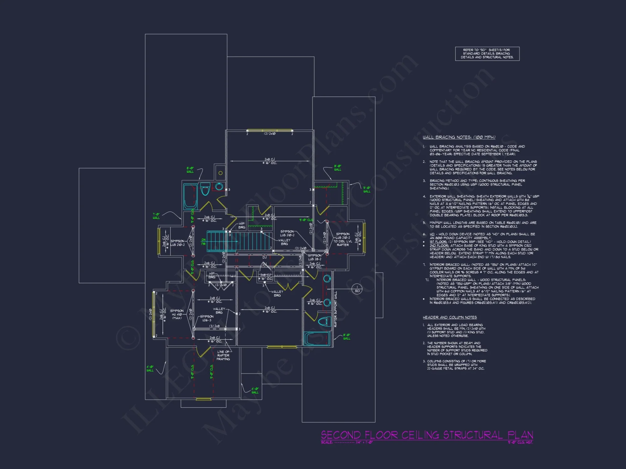 Modern Craftsman house Plan with Spacious Floor Plan & CAD Designs