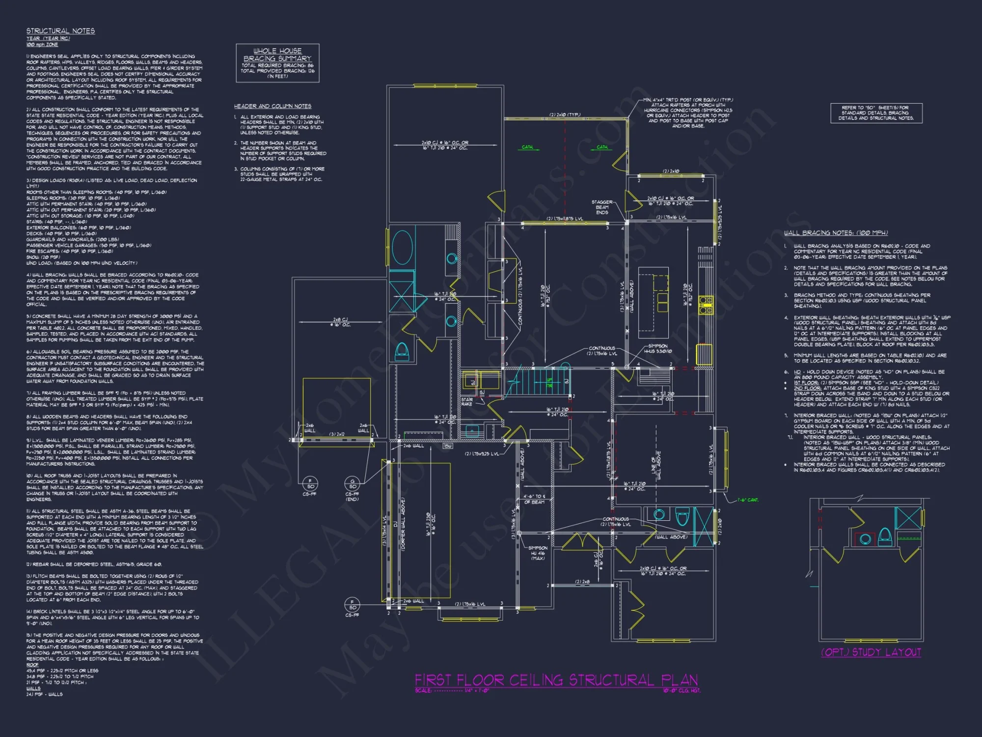 Modern Craftsman house Plan with Spacious Floor Plan & CAD Designs