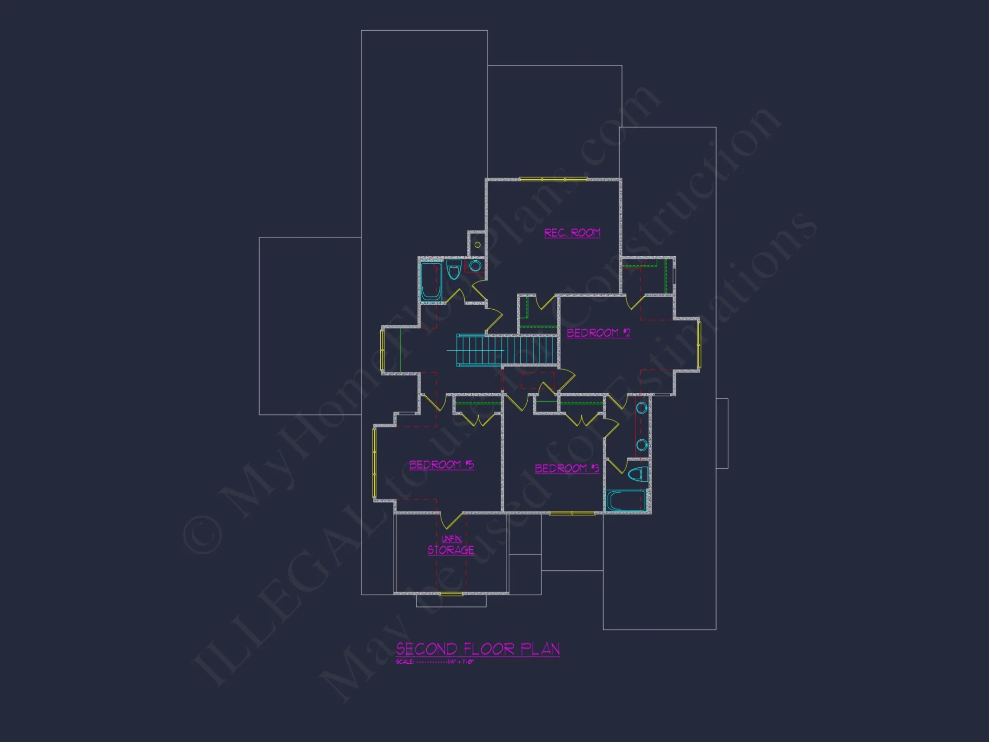 Modern Craftsman house Plan with Spacious Floor Plan & CAD Designs