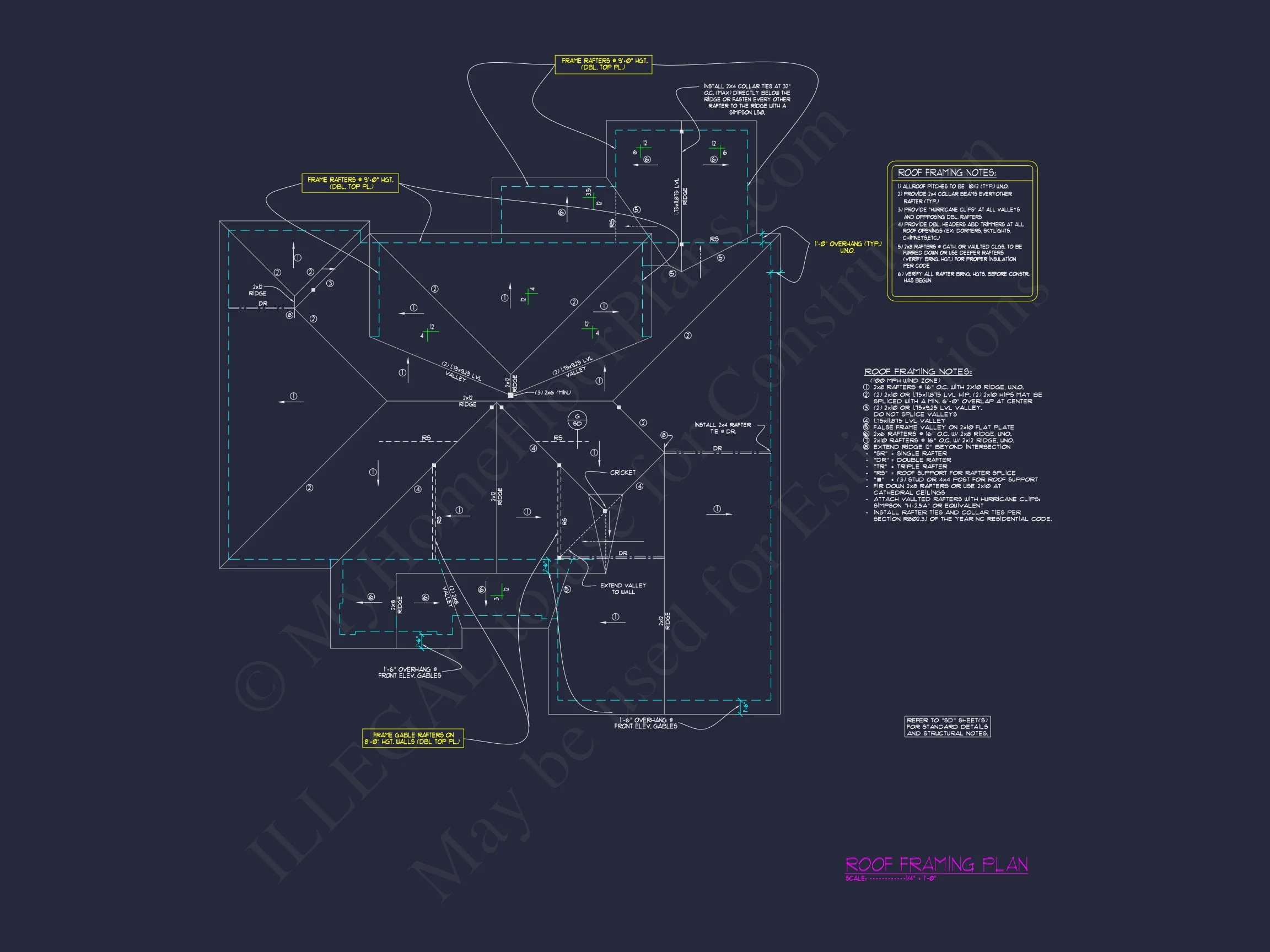 16-1713 HOUSE PLAN - Charming Craftsman House Plan with 2 Floors & CAD Blueprints 15 Charming Craftsman house Plan with 2 Floors & CAD Blueprints