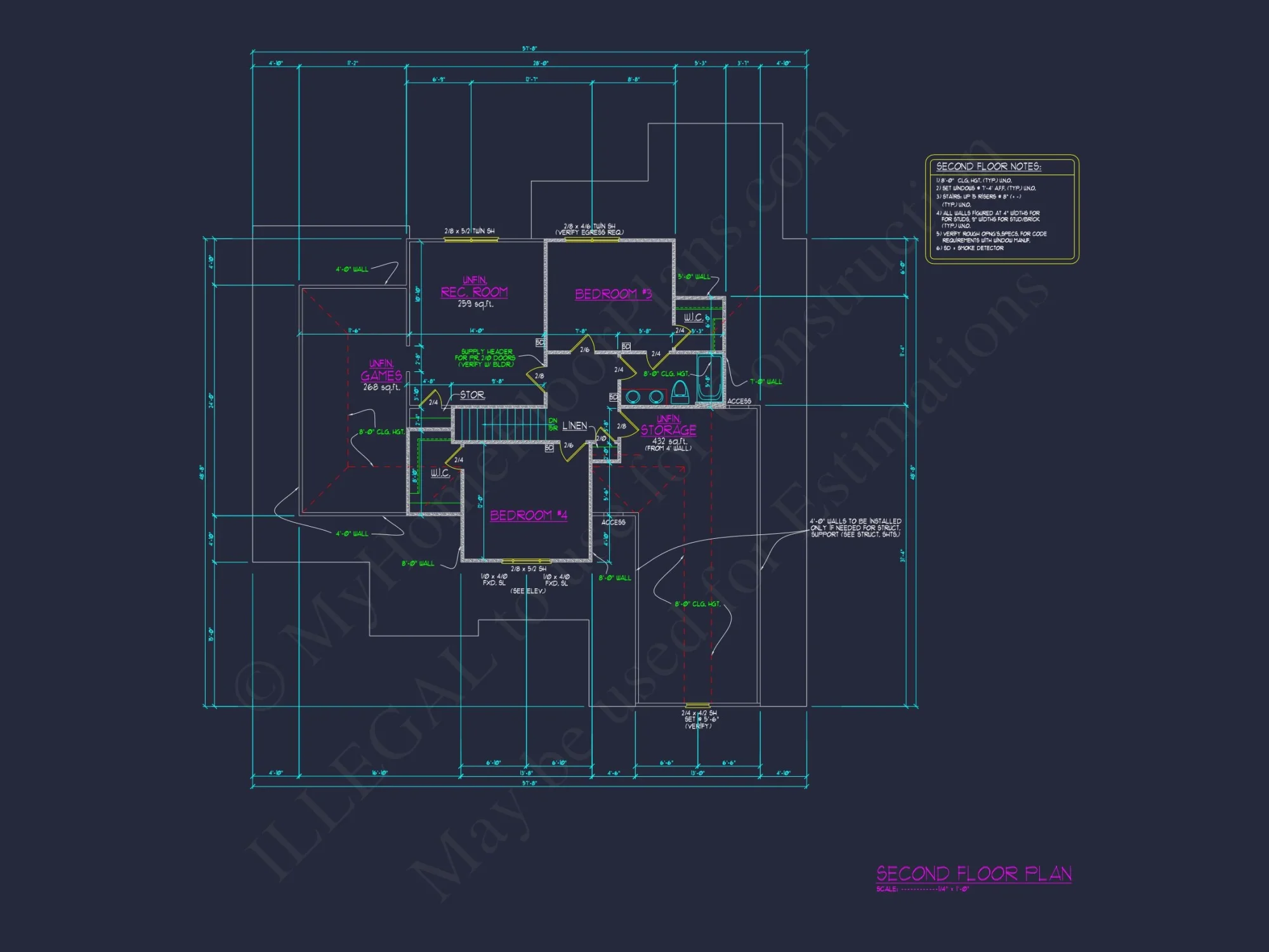 Charming Craftsman house Plan with 2 Floors & CAD Blueprints