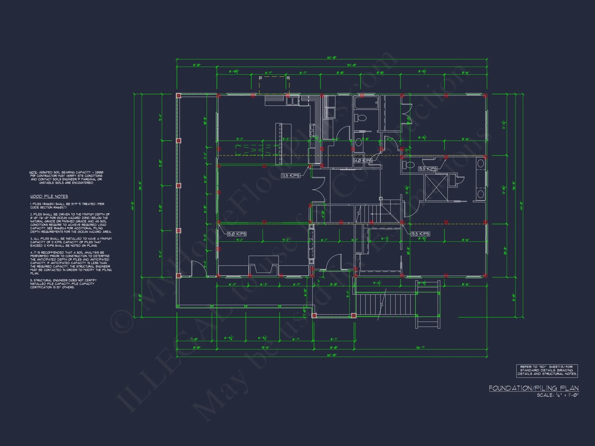 Classic Two-Story house Floor Plan with a Craftsman Touch