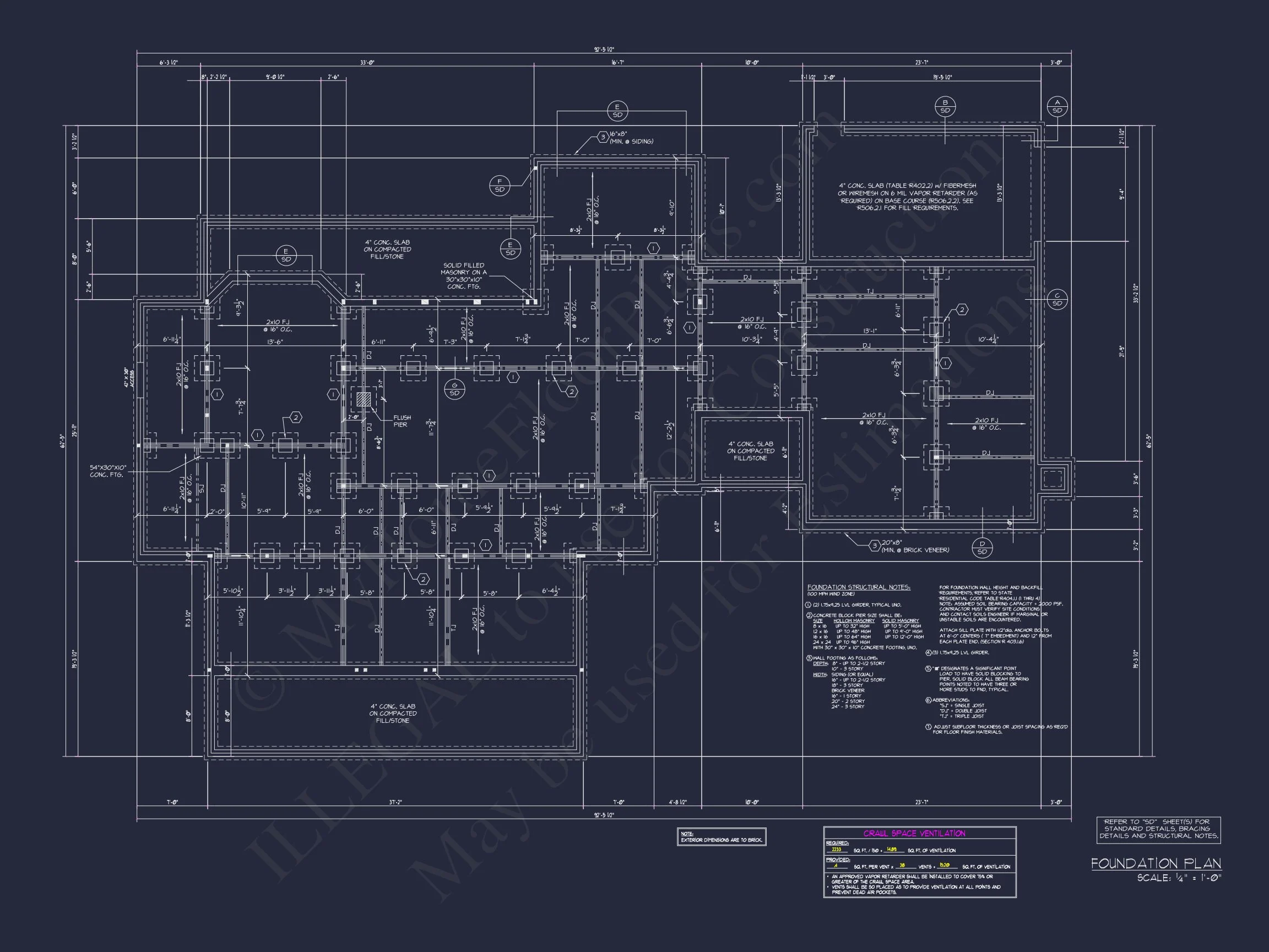 Spacious house Plan with Stunning Blueprint & Architectural Designs