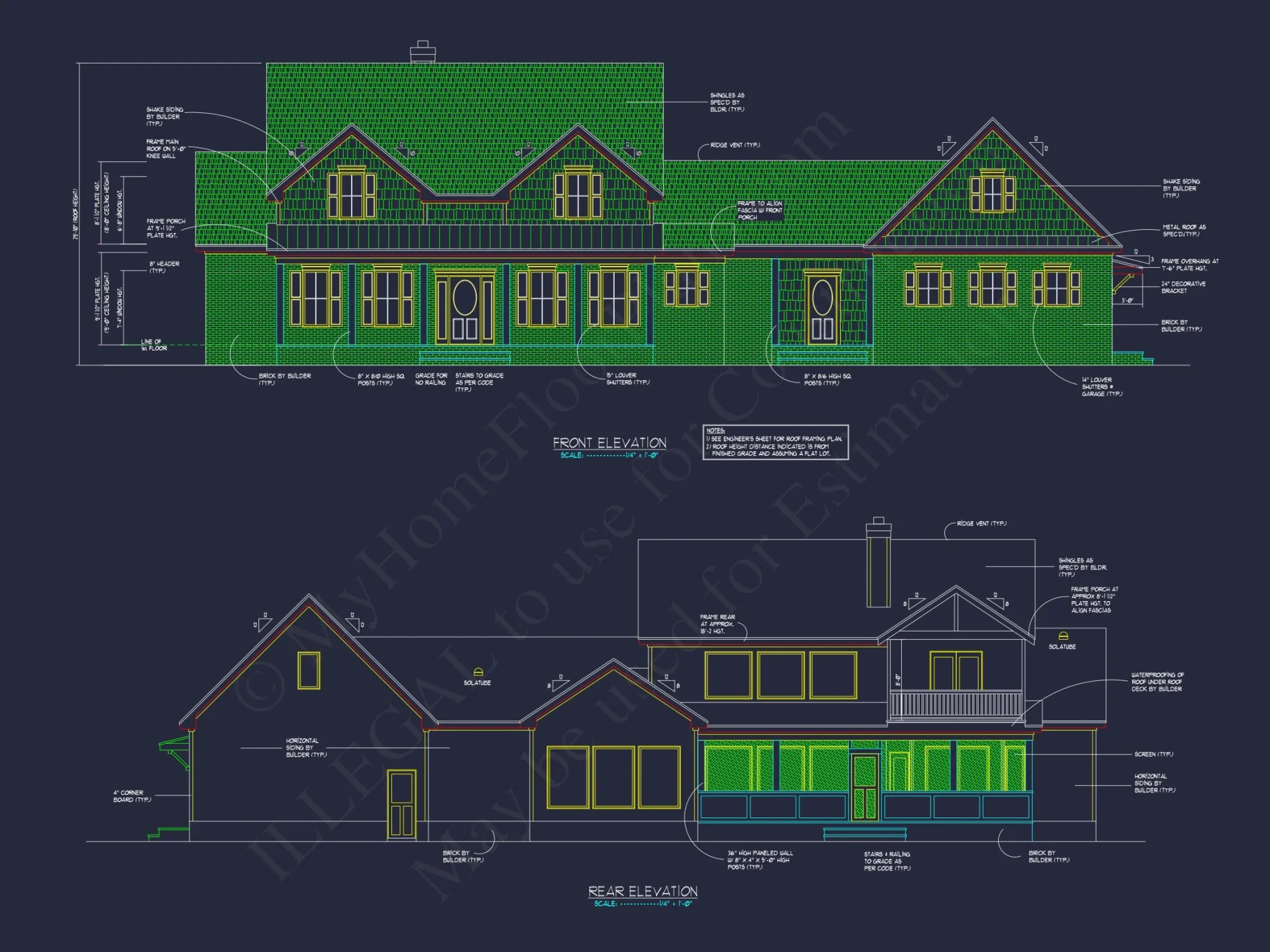 Spacious house Plan with Stunning Blueprint & Architectural Designs