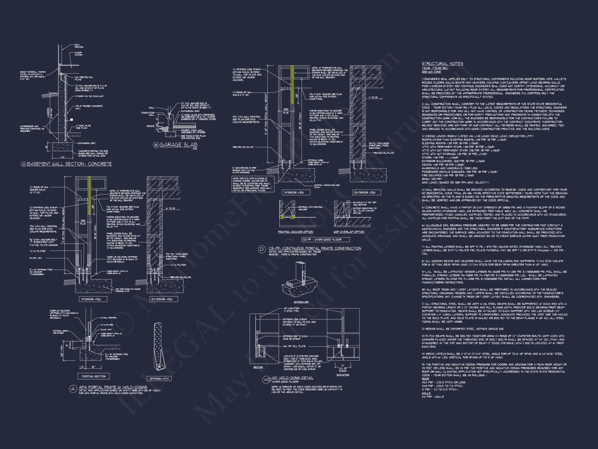 Modern Cottage house Plan with Detailed CAD Floor Designs