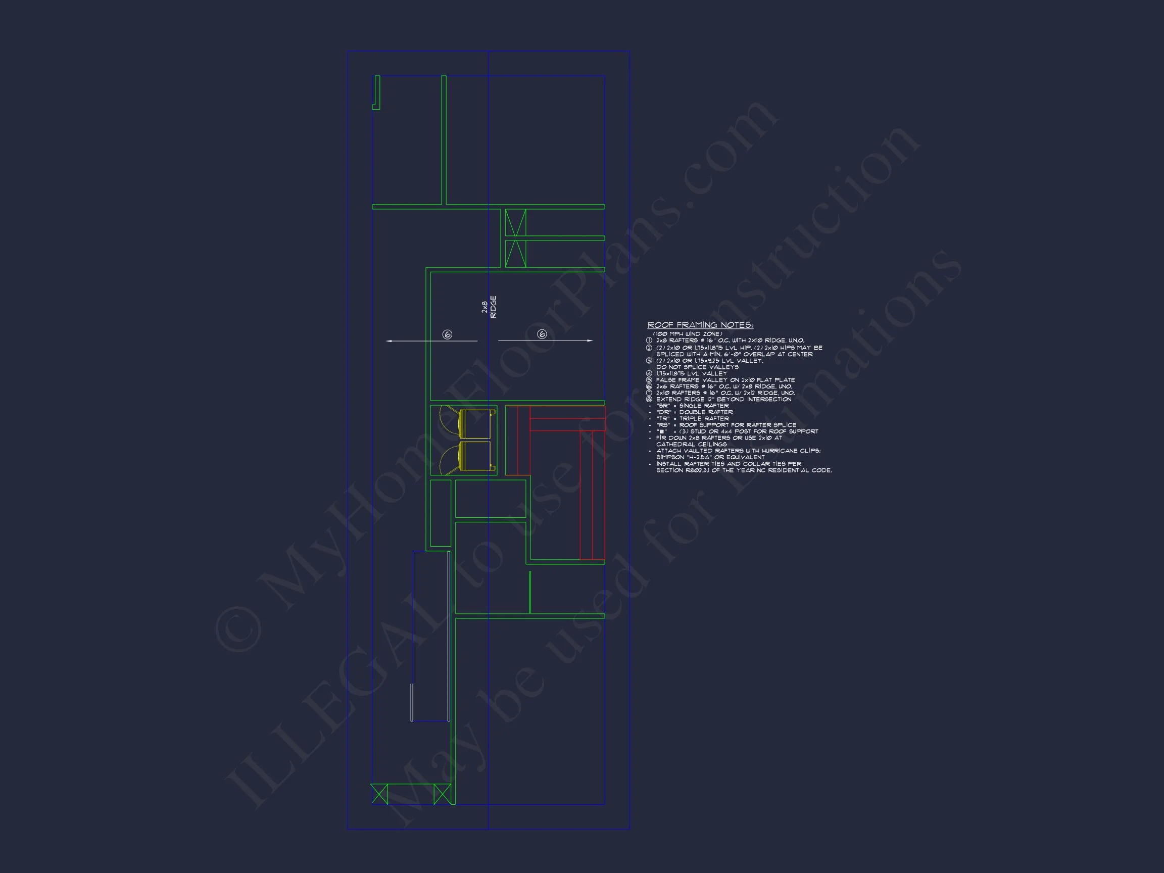 Modern Cottage house Plan with Detailed CAD Floor Designs