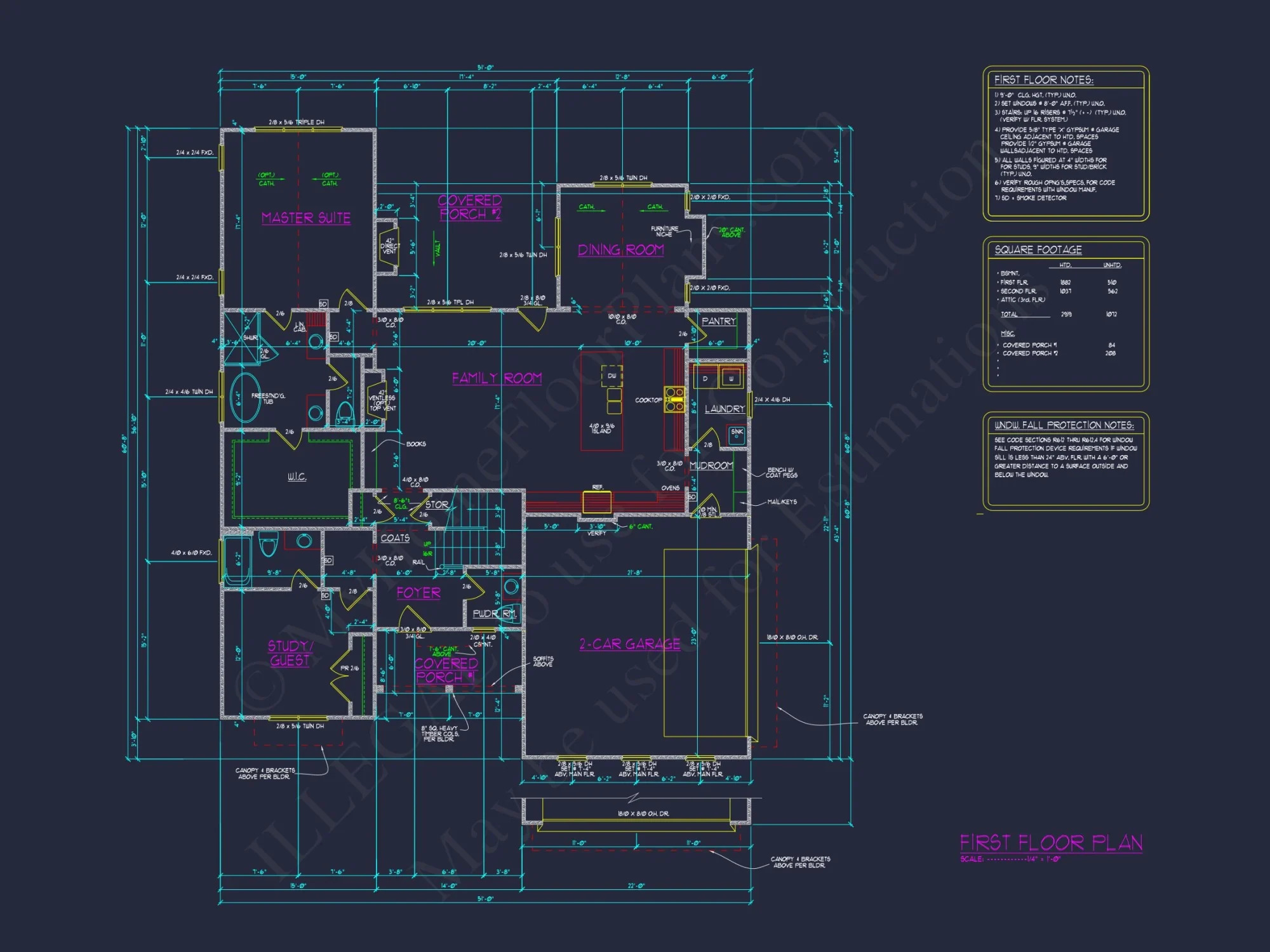 Custom Designed house Plan with CAD Blueprints and Features