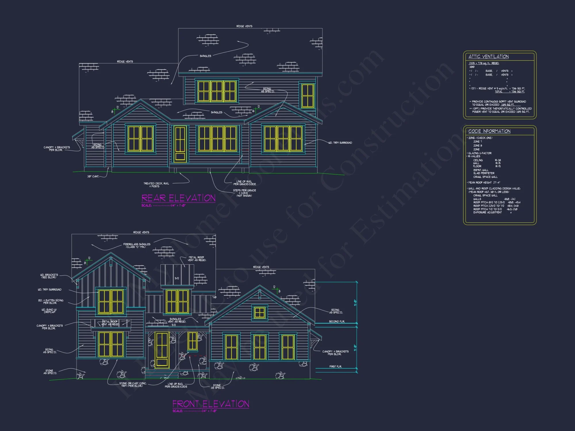 Custom Designed house Plan with CAD Blueprints and Features