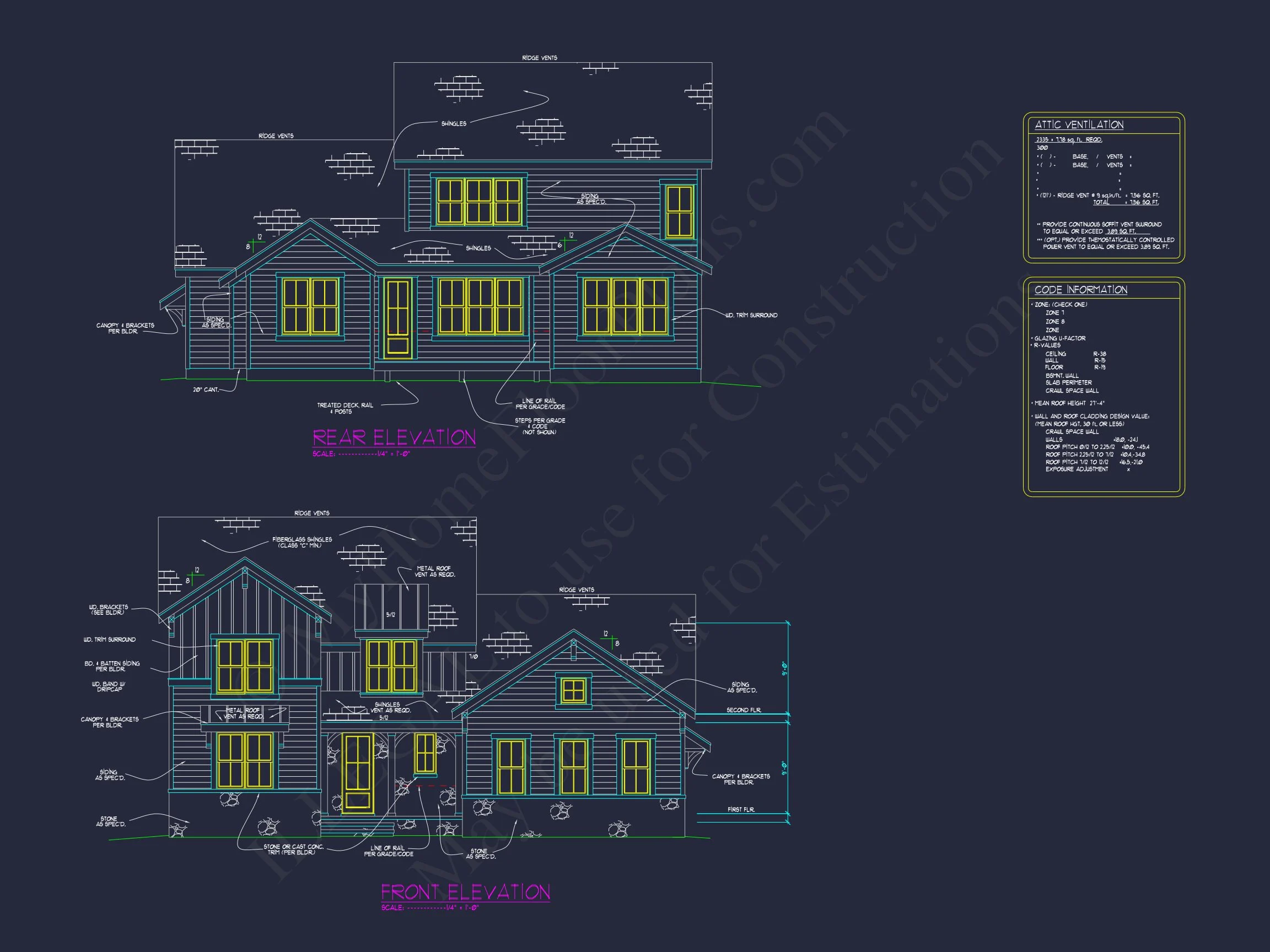 Custom Designed house Plan with CAD Blueprints and Features