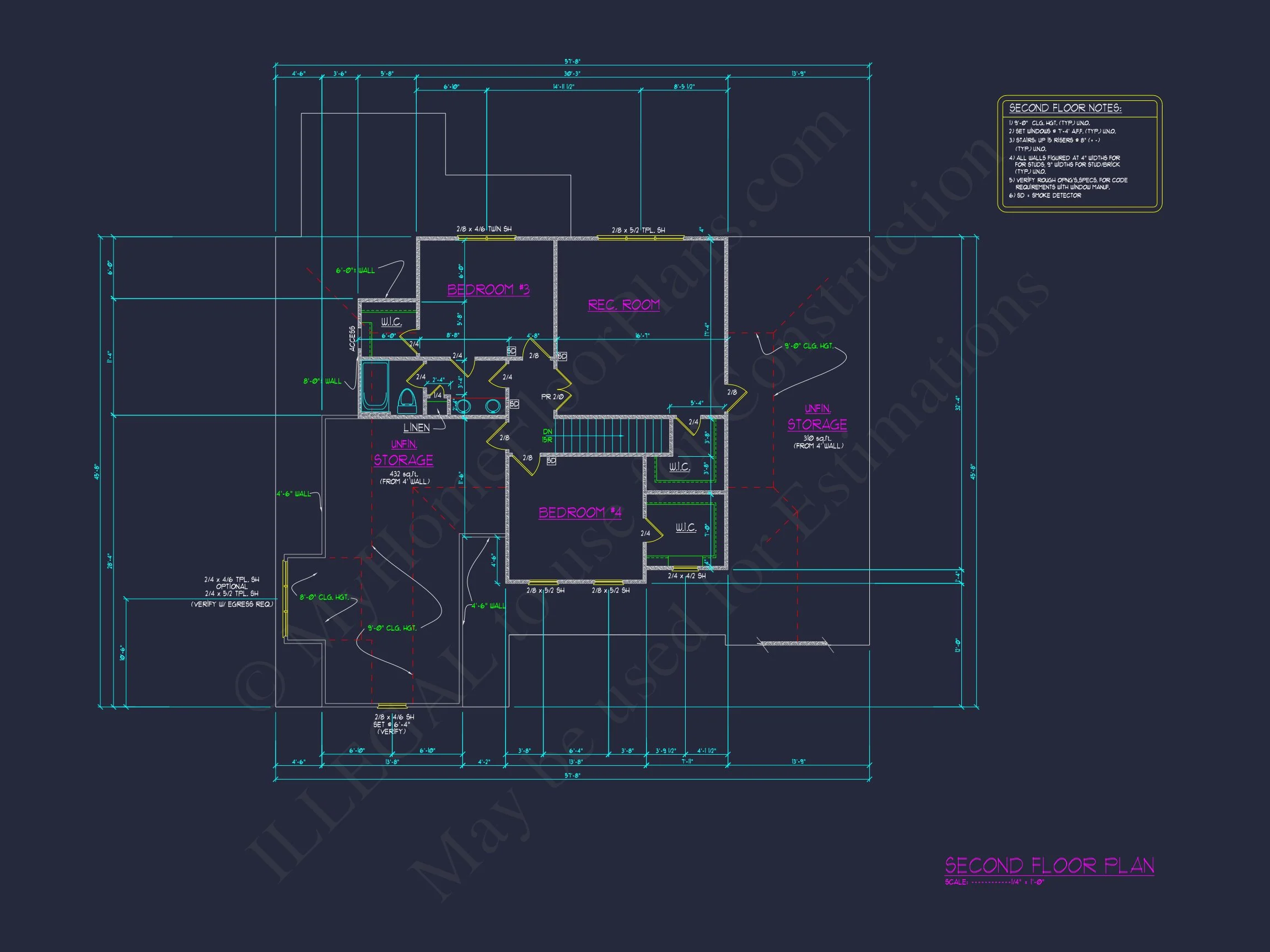 16-1660 HOUSE PLAN - Customizable Craftsman House Plan with 2-Story Floor Blueprint 12 Customizable Craftsman house Plan with 2-Story Floor Blueprint