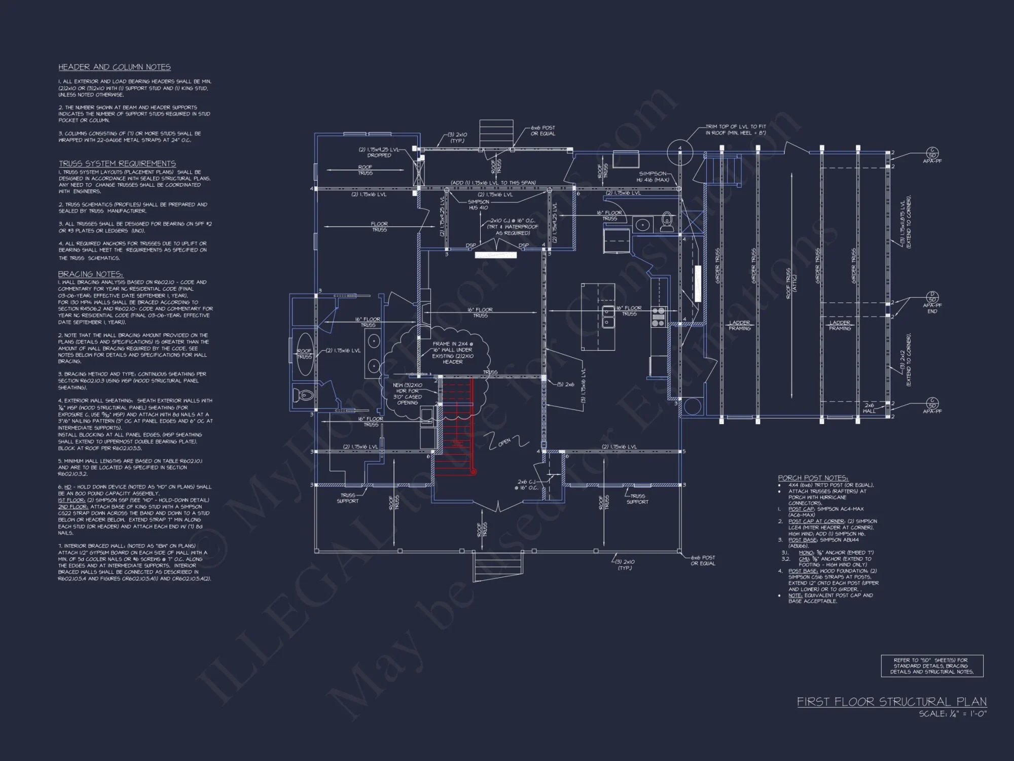 Custom 2-Story house Plan: Architectural CAD Designs & Blueprint