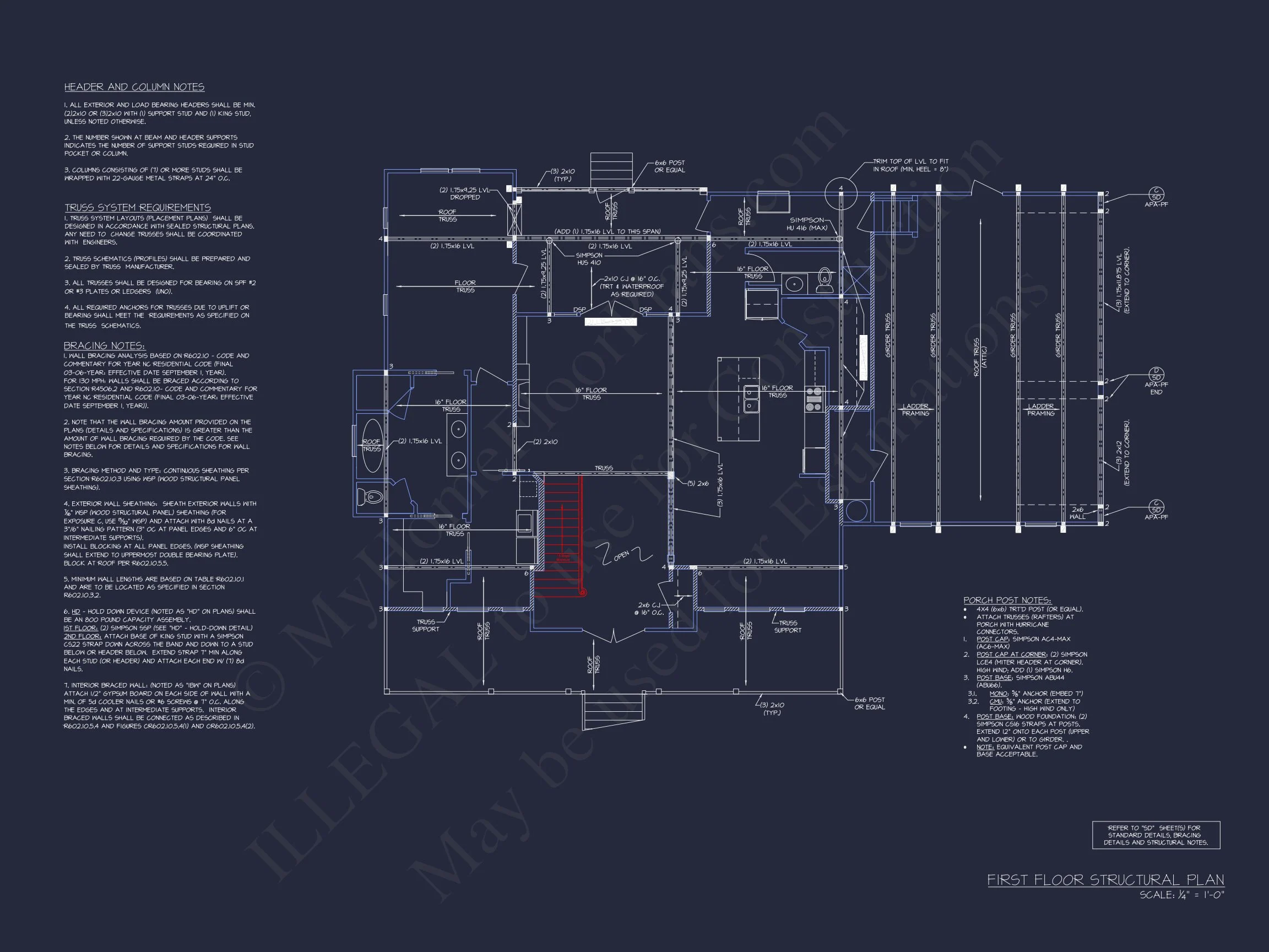 Custom 2-Story house Plan: Architectural CAD Designs & Blueprint