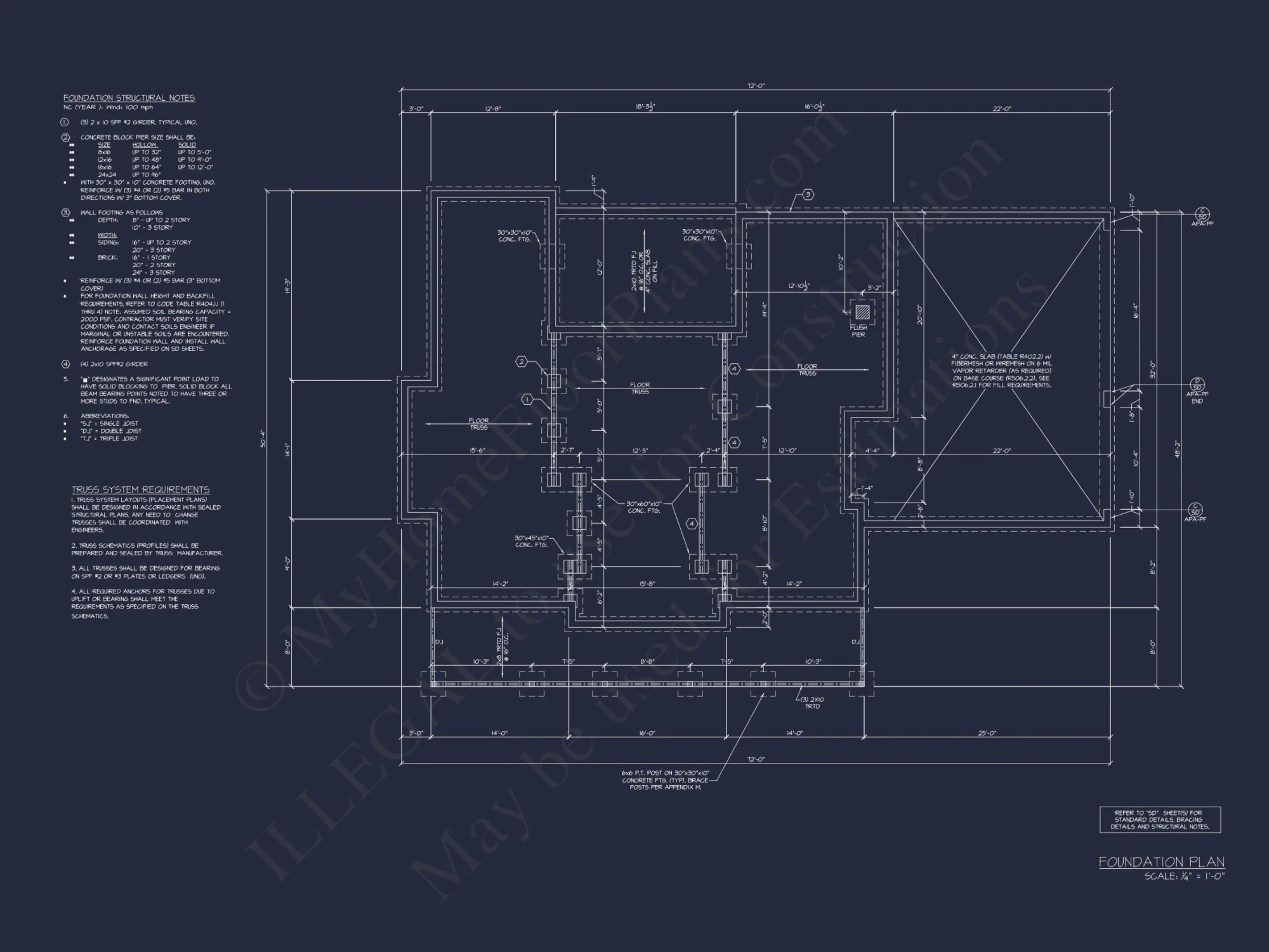 Custom 2-Story house Plan: Architectural CAD Designs & Blueprint