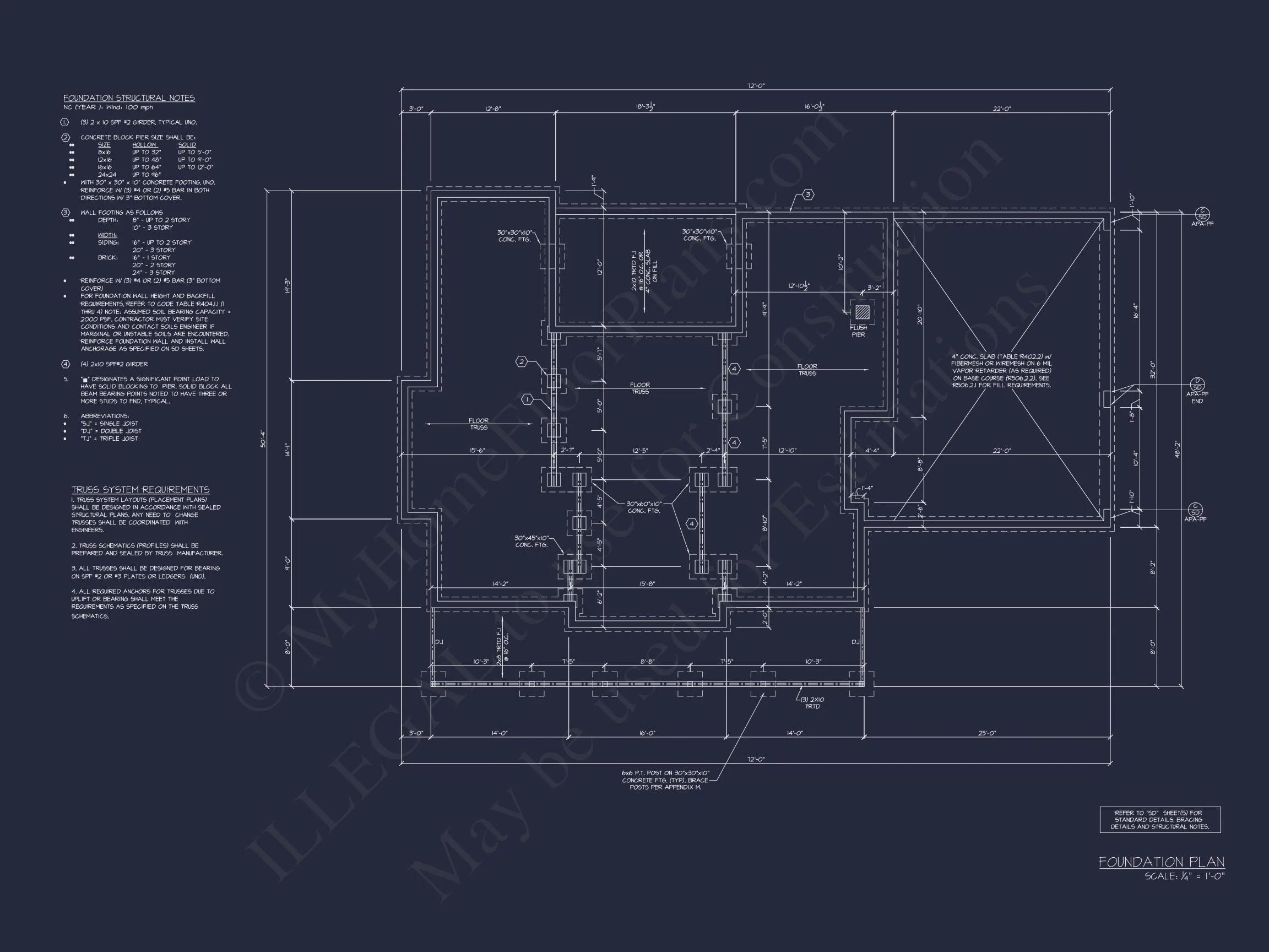 Custom 2-Story house Plan: Architectural CAD Designs & Blueprint