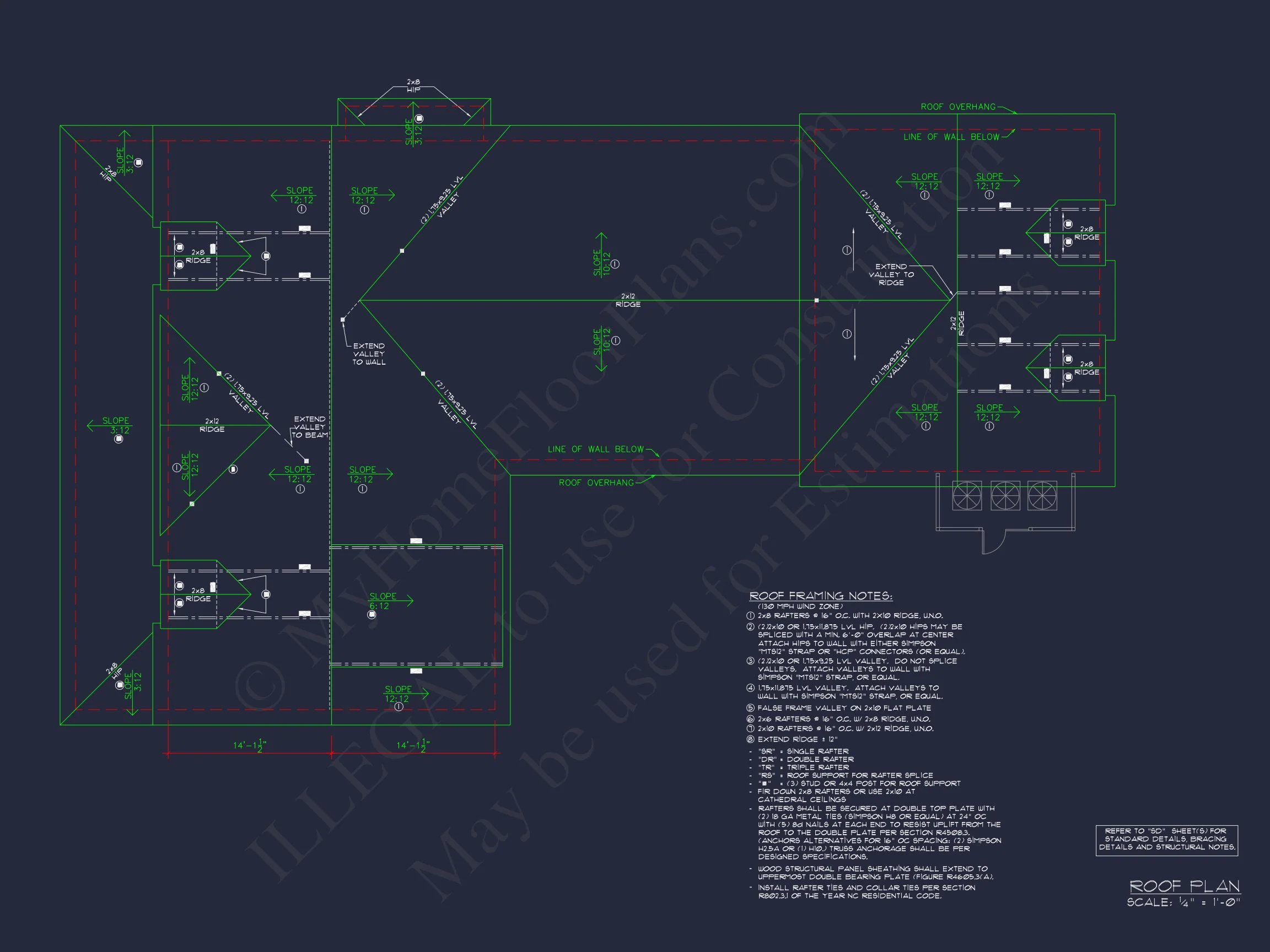 Spacious house Plan with 2 Floors, 3 Bedrooms, and CAD Designs