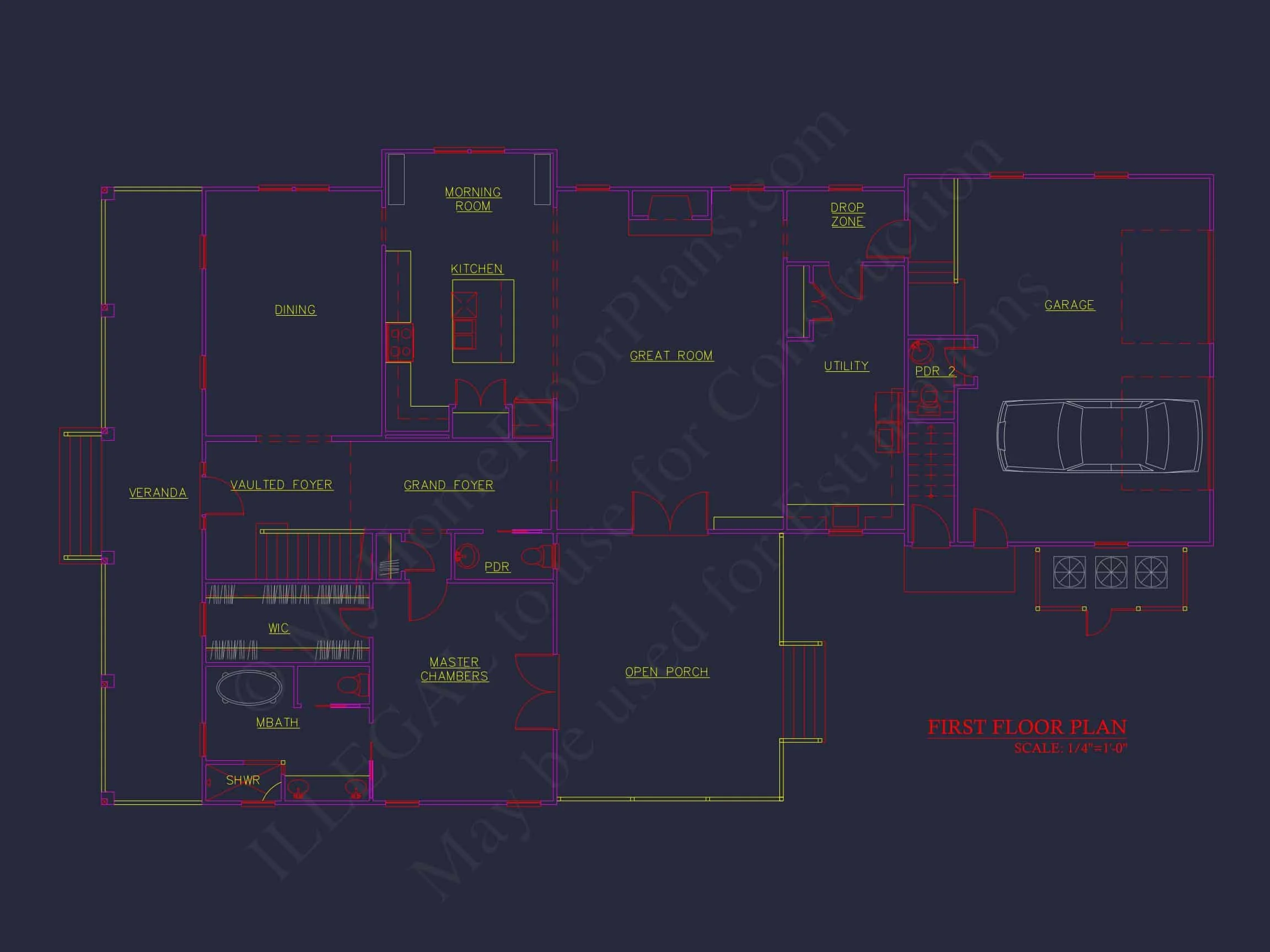 Spacious house Plan with 2 Floors, 3 Bedrooms, and CAD Designs