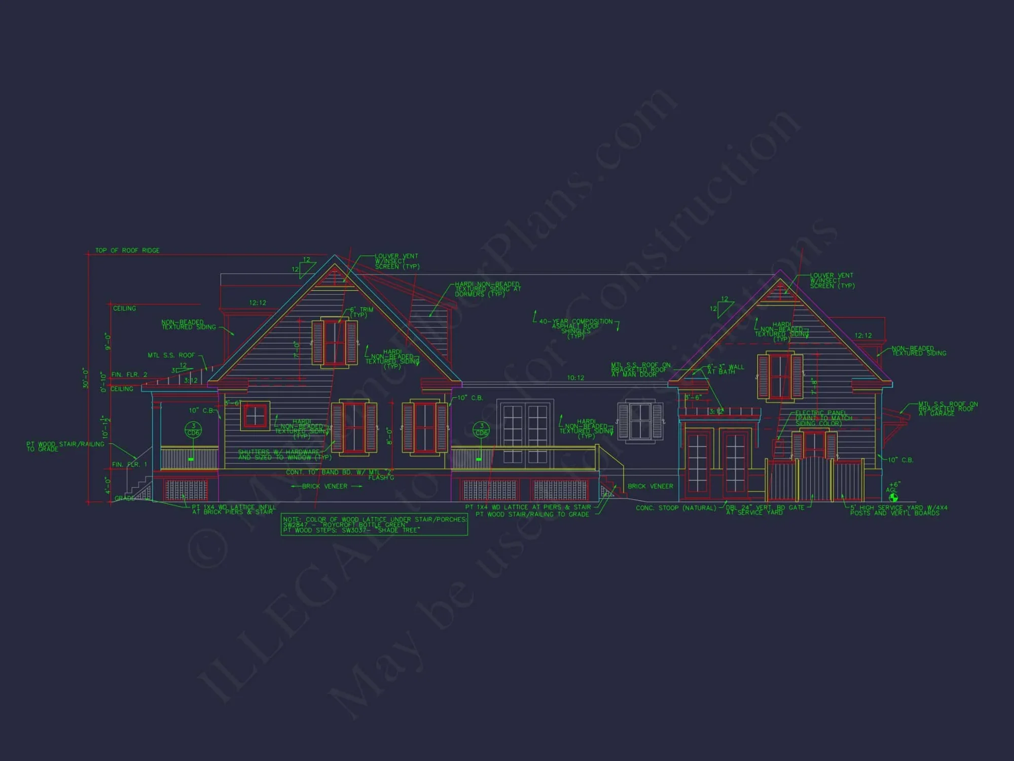 Spacious house Plan with 2 Floors, 3 Bedrooms, and CAD Designs
