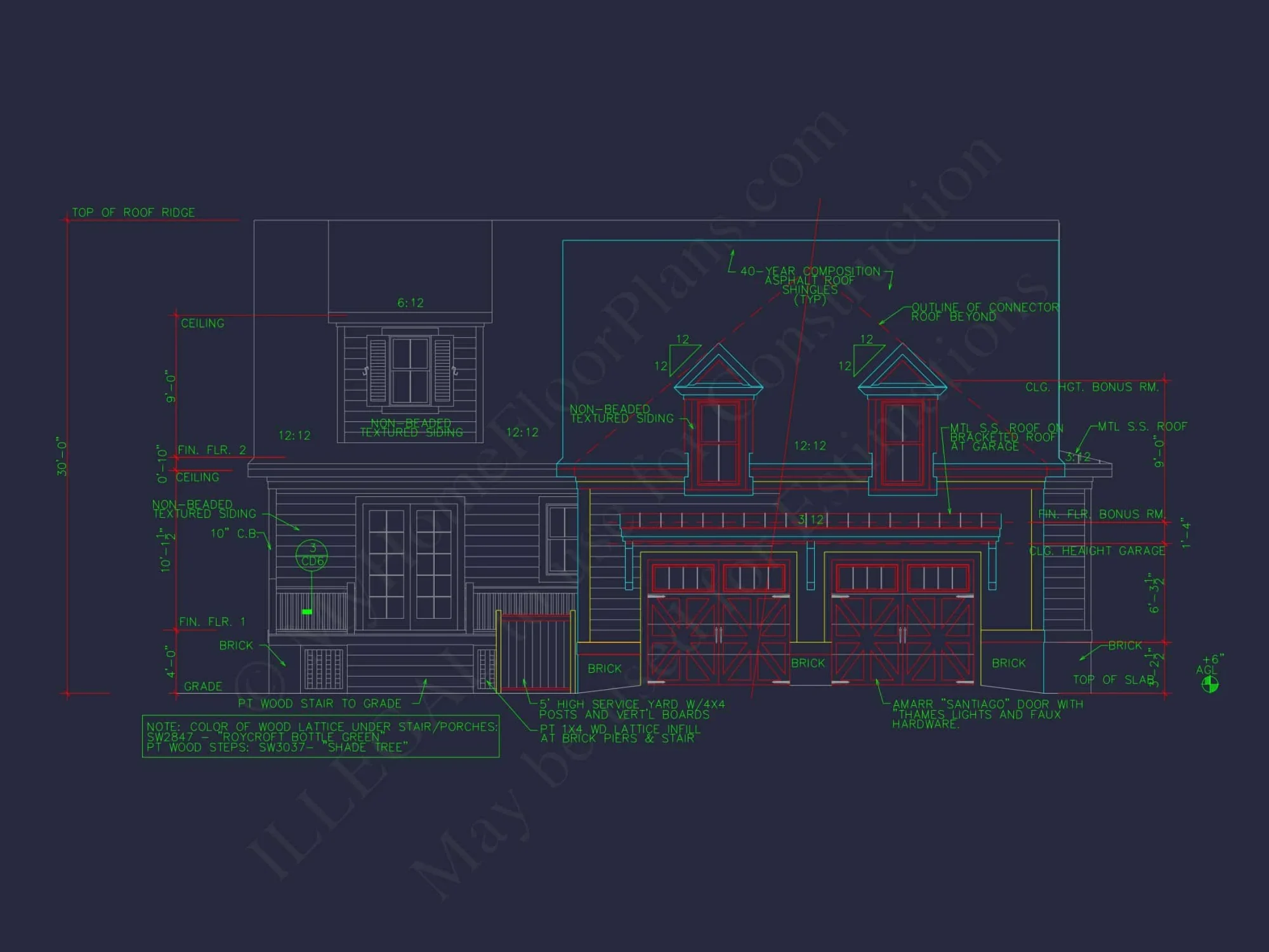 Spacious house Plan with 2 Floors, 3 Bedrooms, and CAD Designs