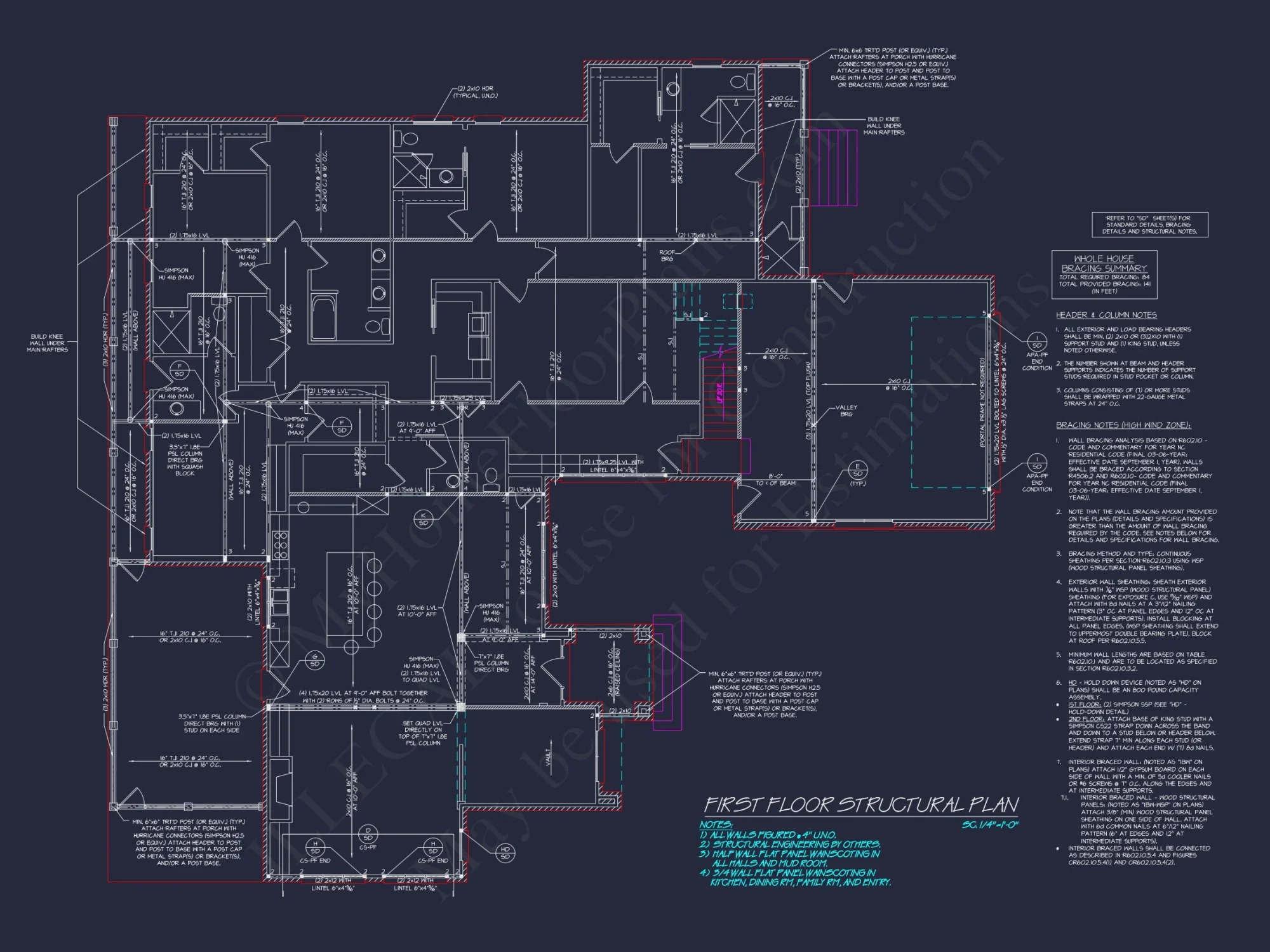 Custom house Plan with Vaulted Ceilings and Ranch Designs