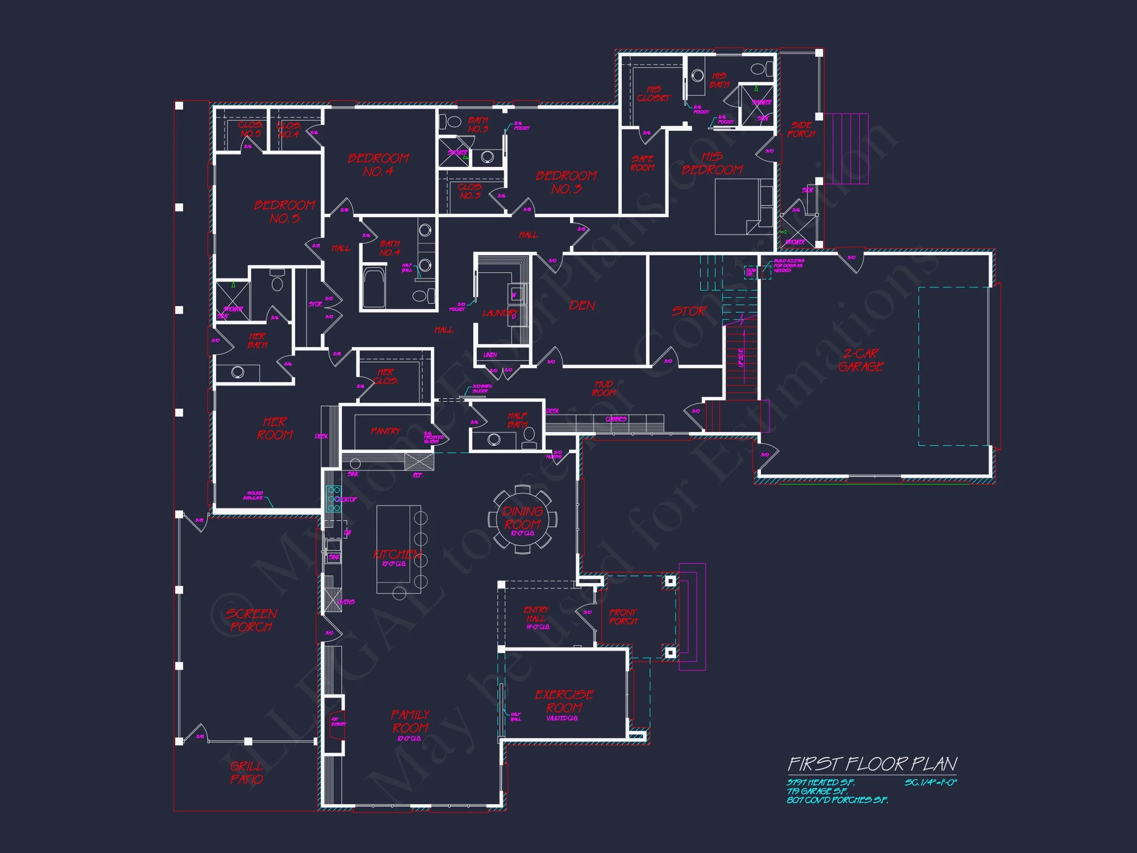 Custom house Plan with Vaulted Ceilings and Ranch Designs