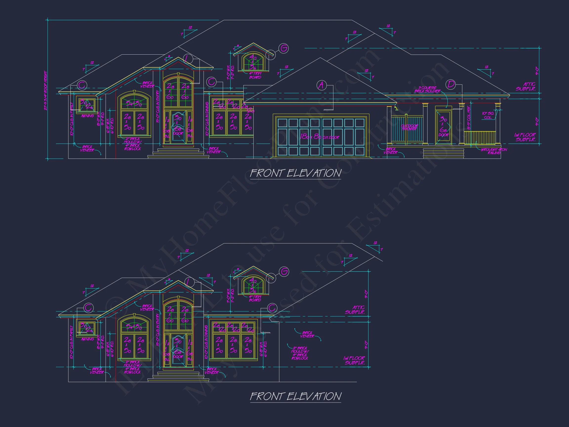 Custom house Plan with Vaulted Ceilings and Ranch Designs