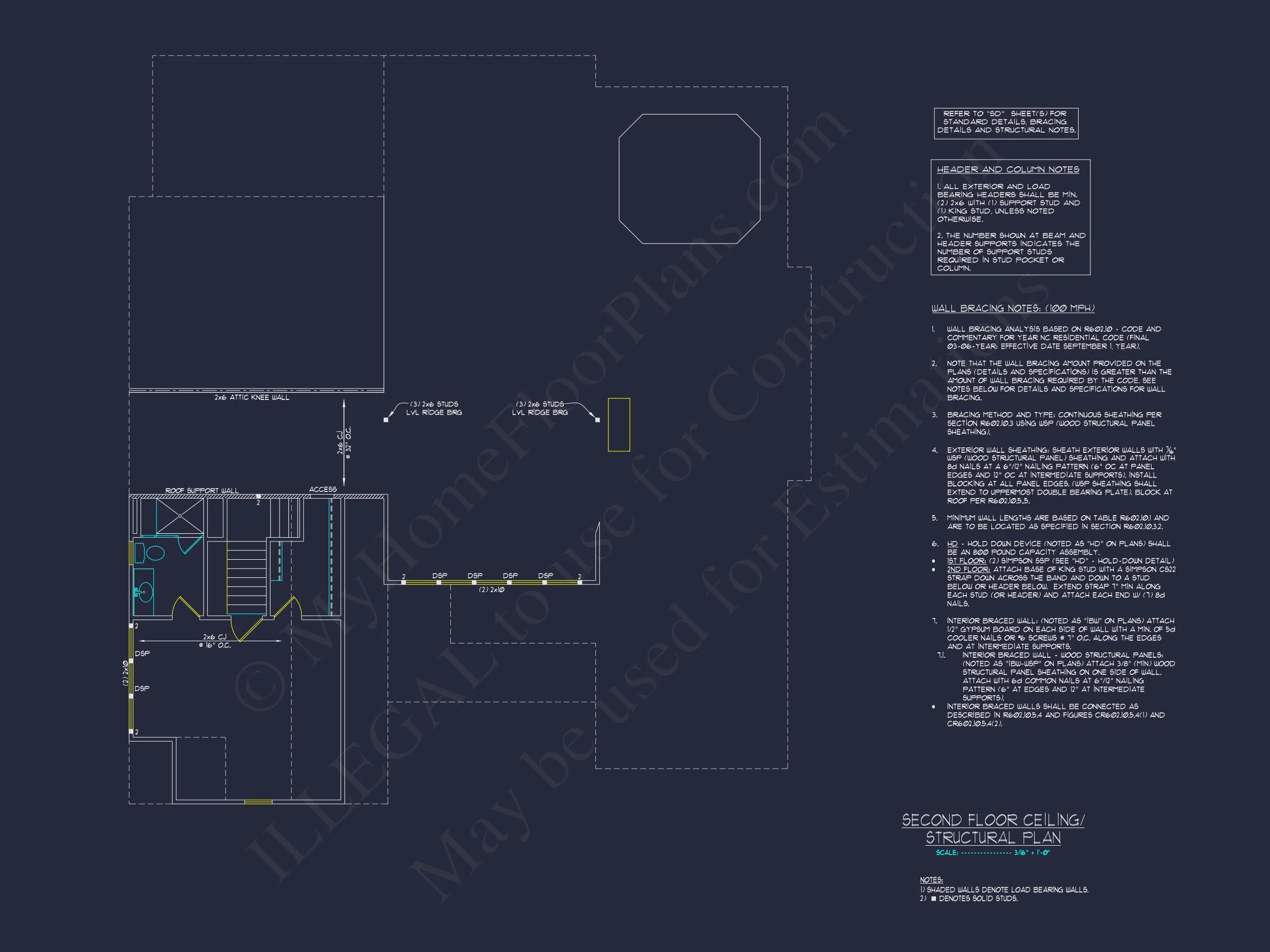 Custom house Plan with 3 Beds, 3.5 Baths, and CAD Designs