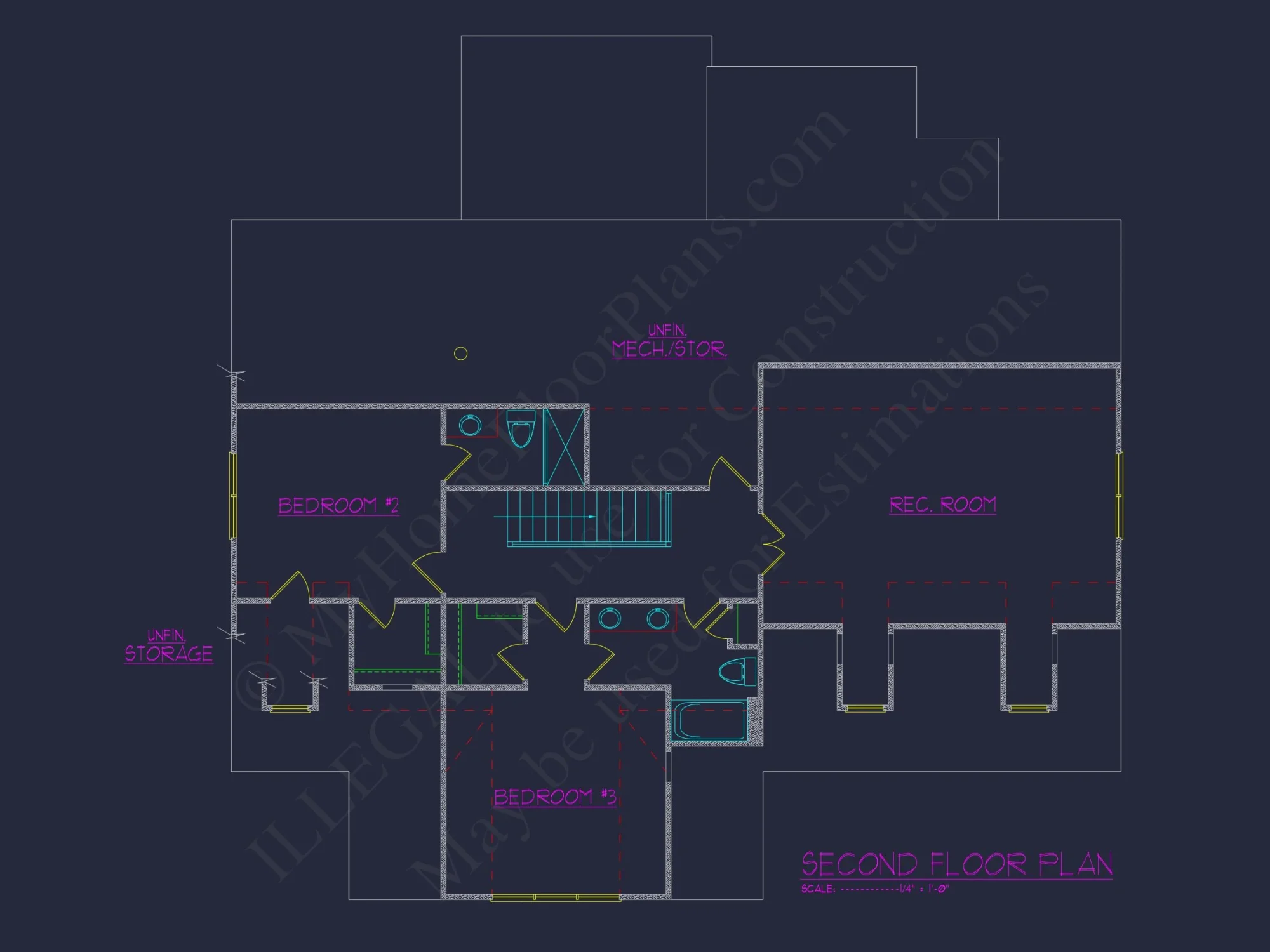 Craftsman house Plan with CAD Blueprint and Floor Designs