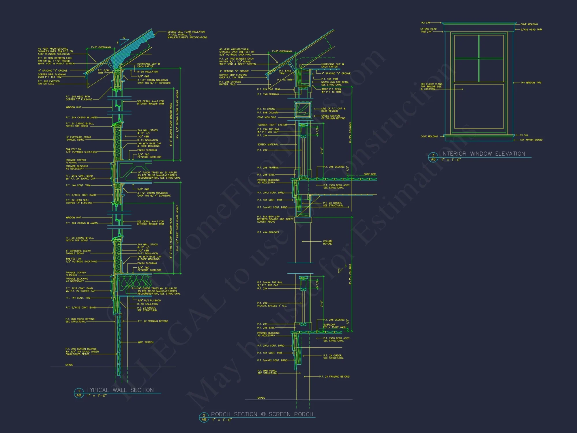 Exquisite 2-Story house Plan with 3 Bedrooms & Coastal Charm