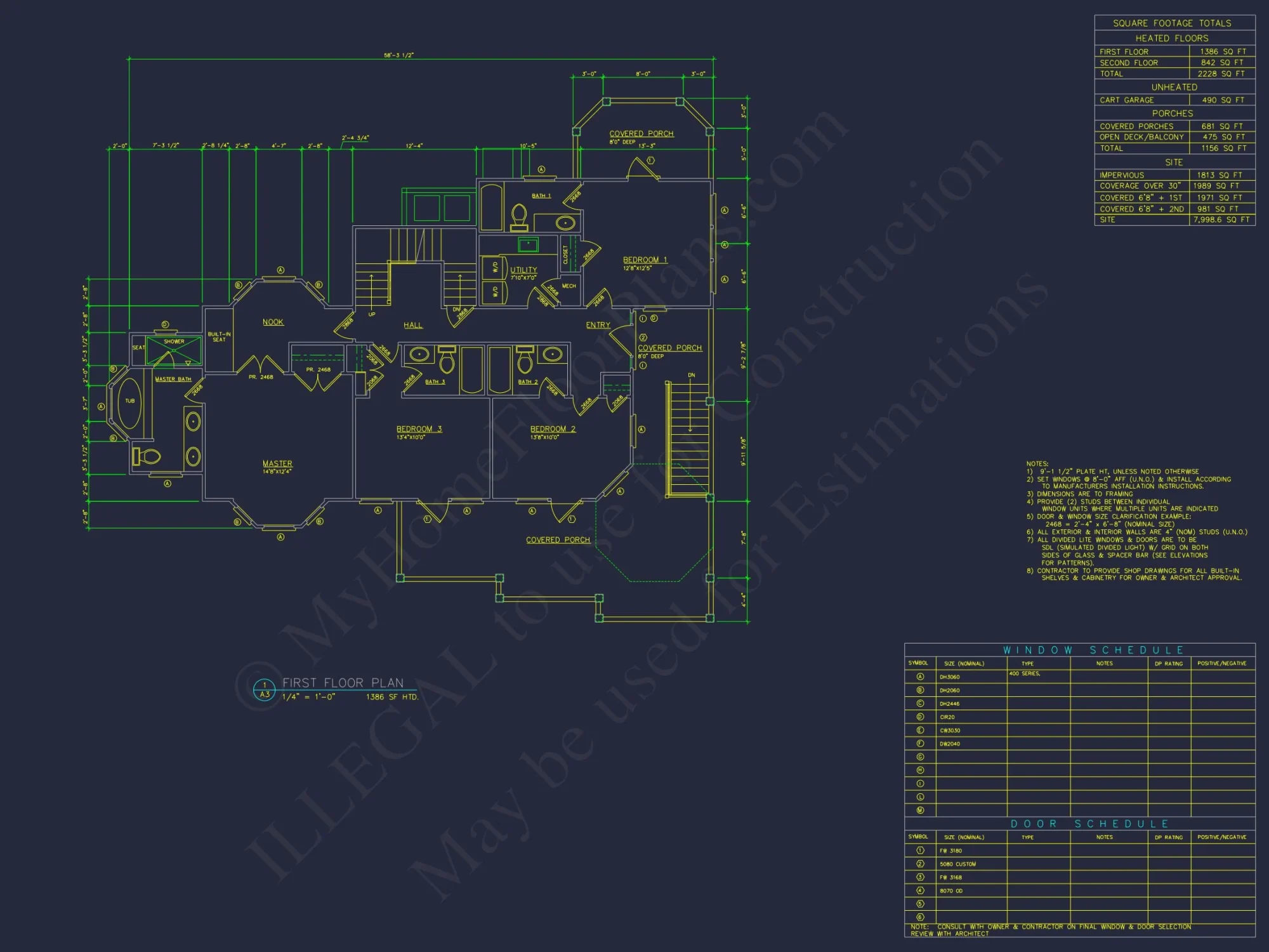 Exquisite 2-Story house Plan with 3 Bedrooms & Coastal Charm