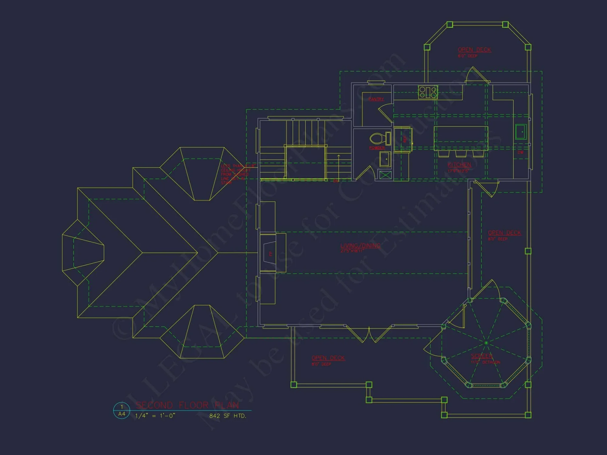 Exquisite 2-Story house Plan with 3 Bedrooms & Coastal Charm