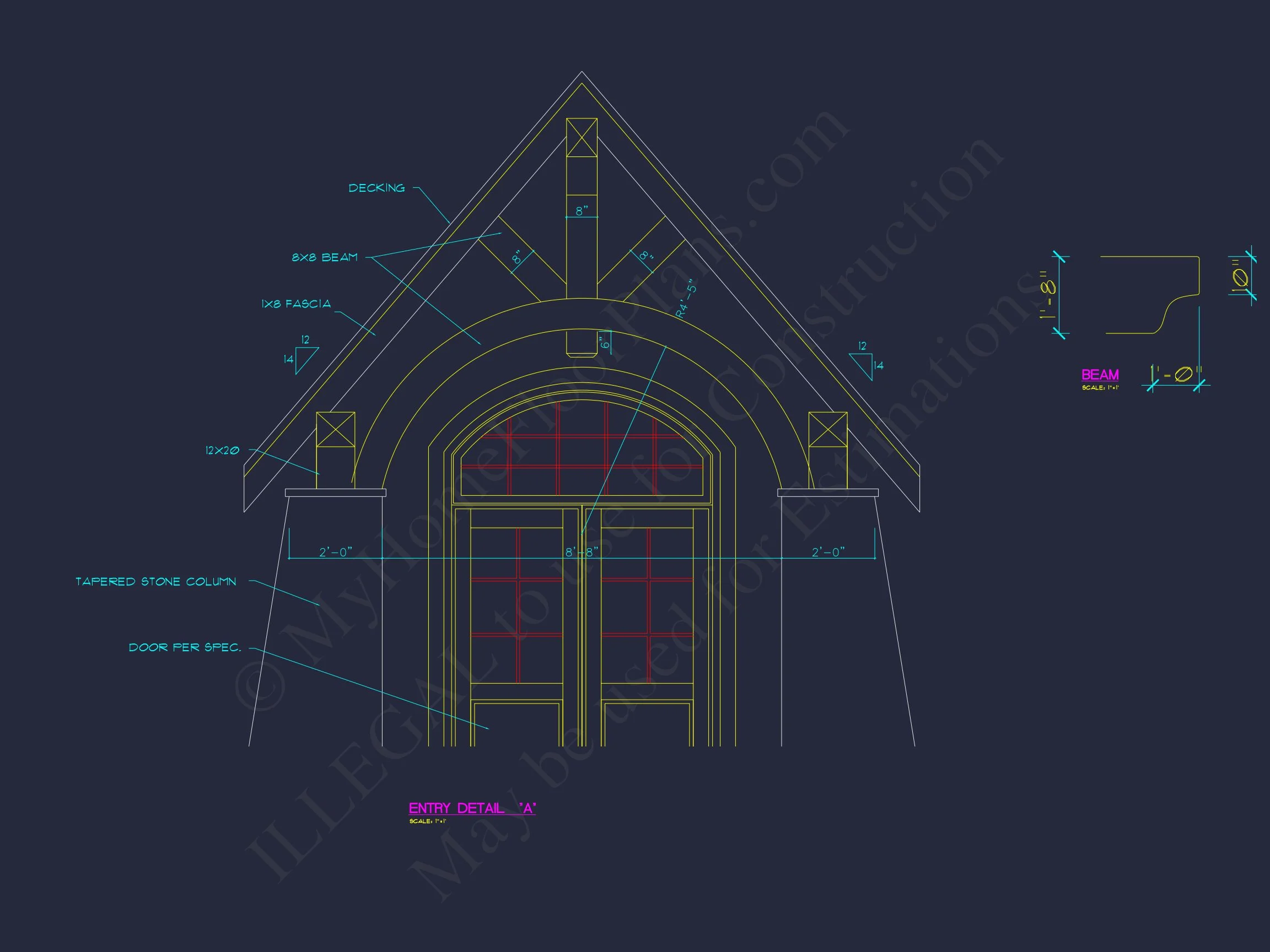 16-1581 HOUSE PLAN - Effortless Rustic Craftsman House Plan – Floor Designs & CAD 21 Effortless Rustic Craftsman house Plan – Floor Designs & CAD