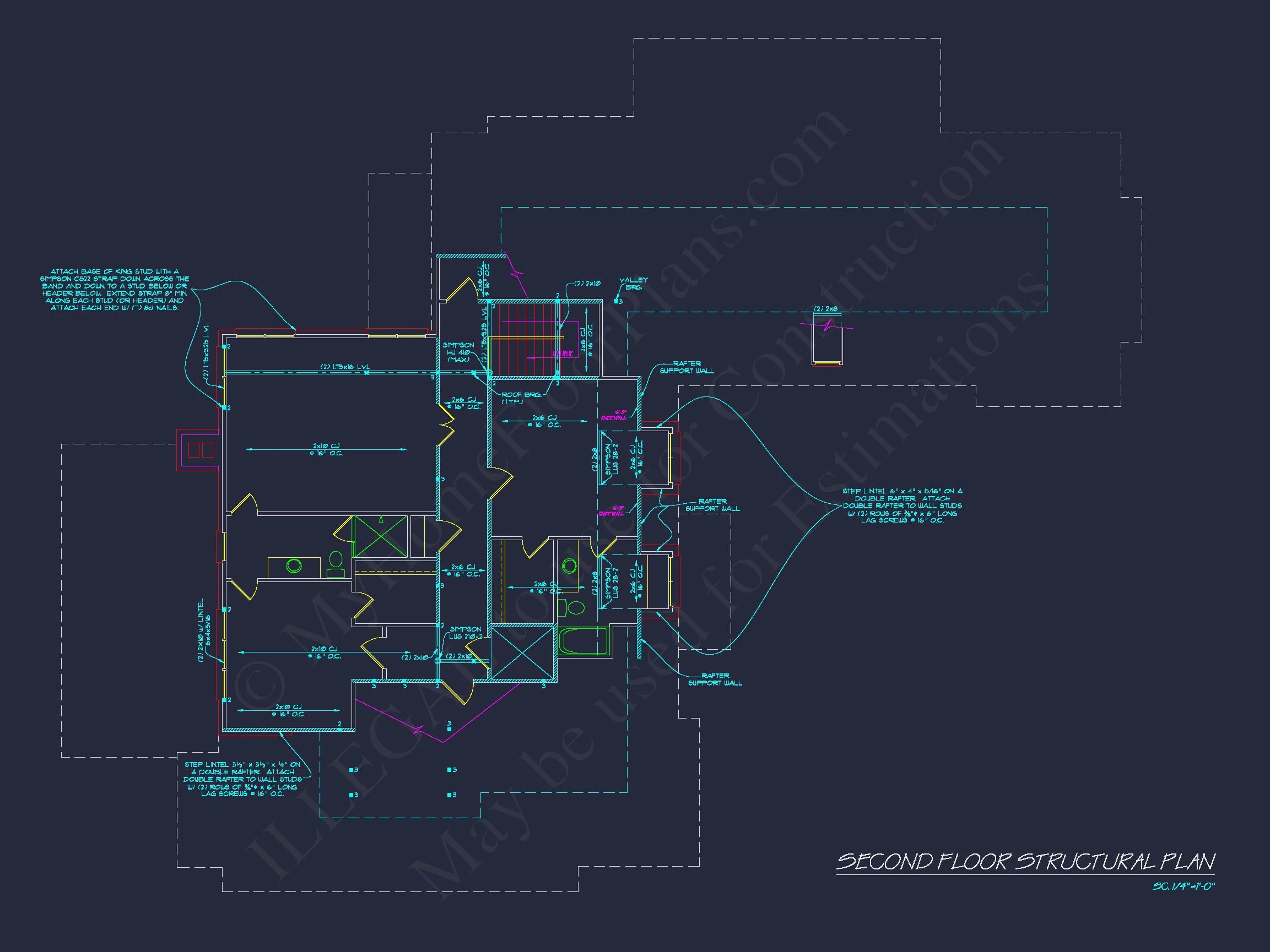 Spacious house Plan with Elegant CAD Designs
