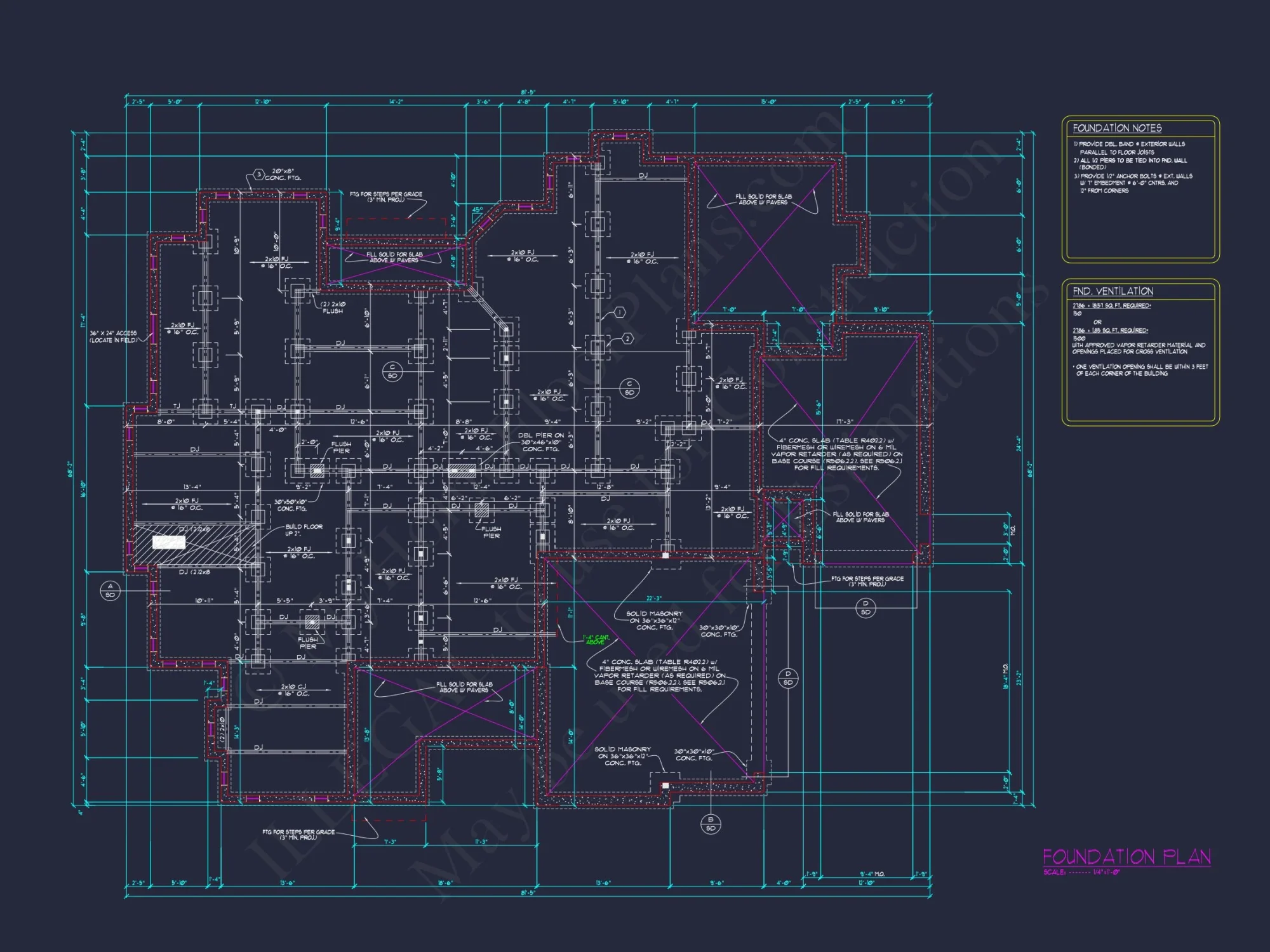 Luxurious house Plan with Detailed Blueprint Designs