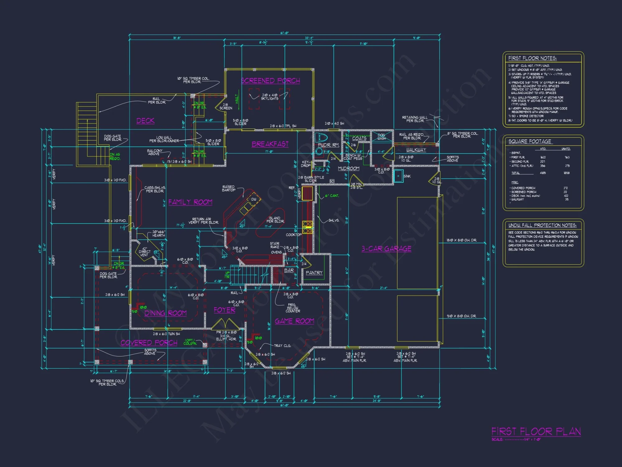 Dream house Architecture Plan with 3D Blueprint Designs