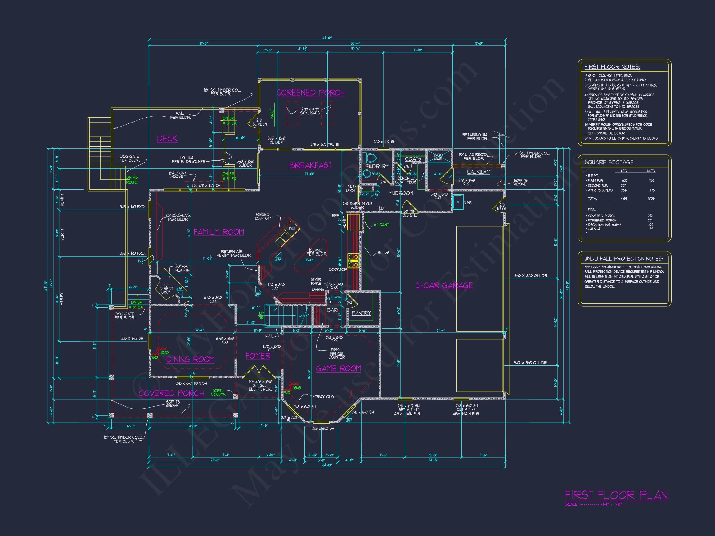 16-1548 HOUSE PLAN - Dream House Architecture Plan with 3D Blueprint Designs 8 Dream house Architecture Plan with 3D Blueprint Designs