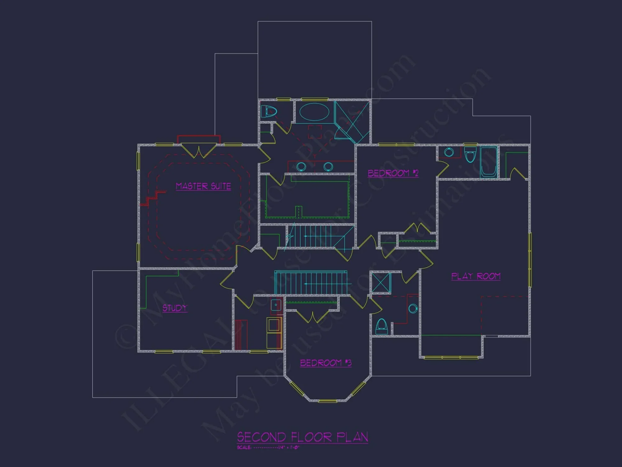 Dream house Architecture Plan with 3D Blueprint Designs